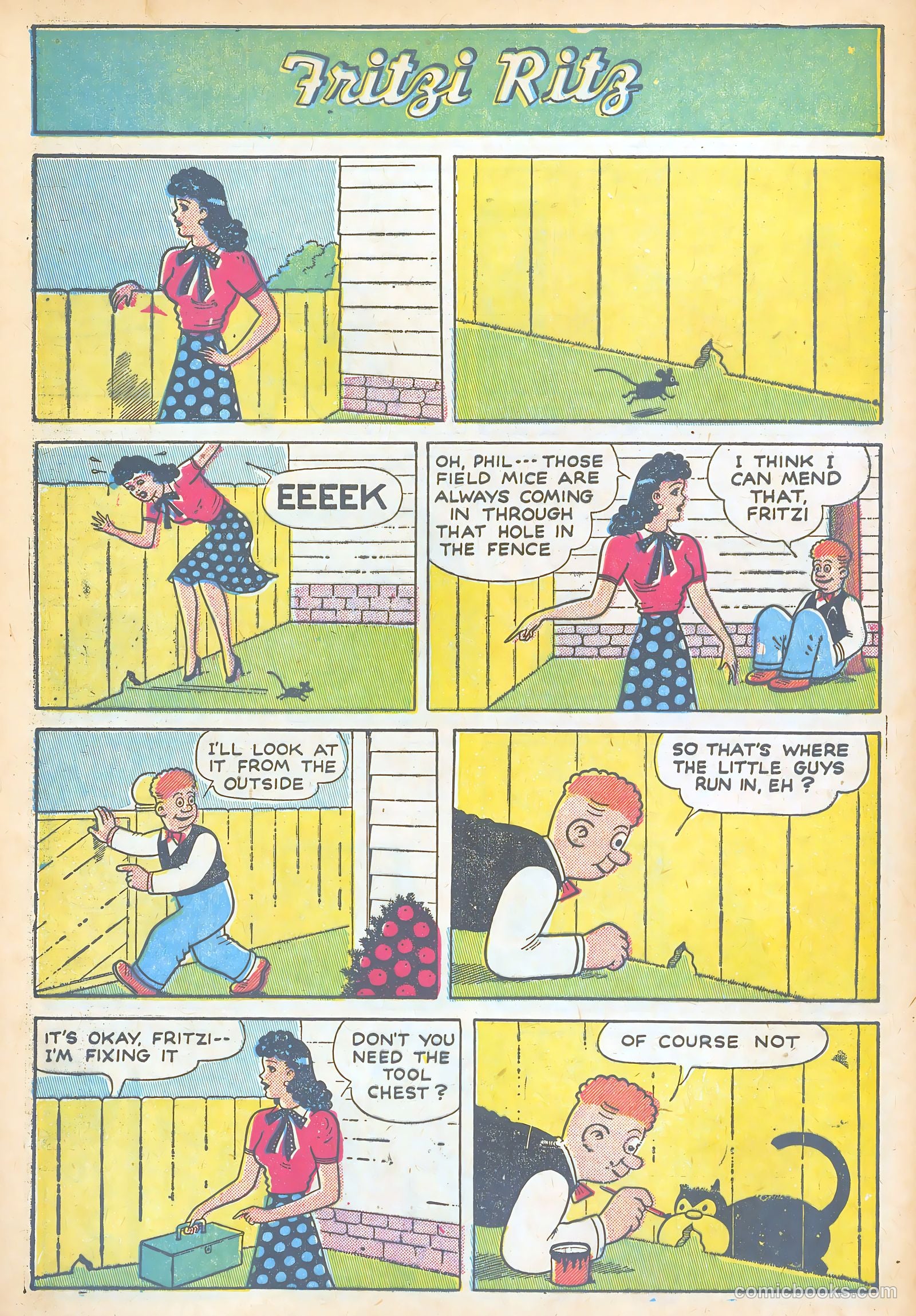 Fritzi Ritz #54 (1957) — page 6 of 30