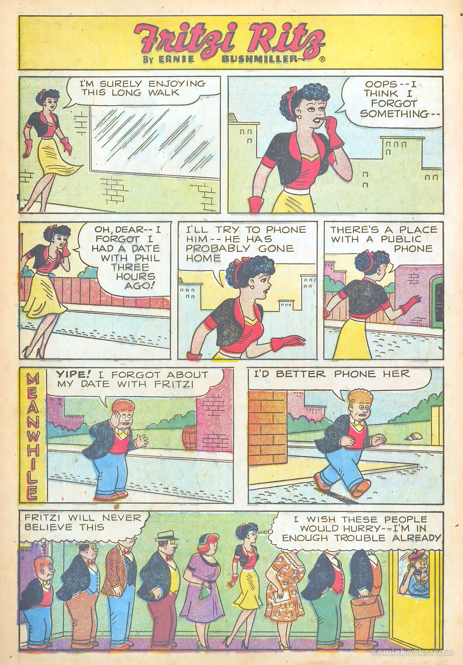 Fritzi Ritz #54 (1957) — page 10 of 30