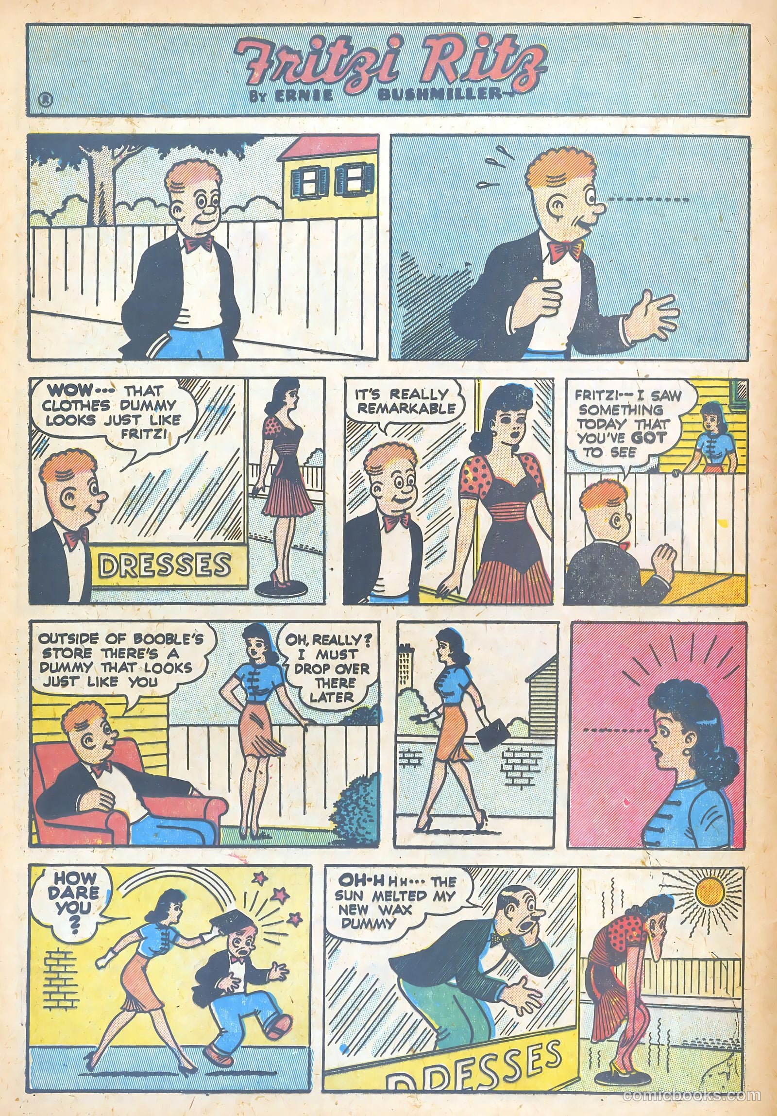 Fritzi Ritz #54 (1957) — page 16 of 30