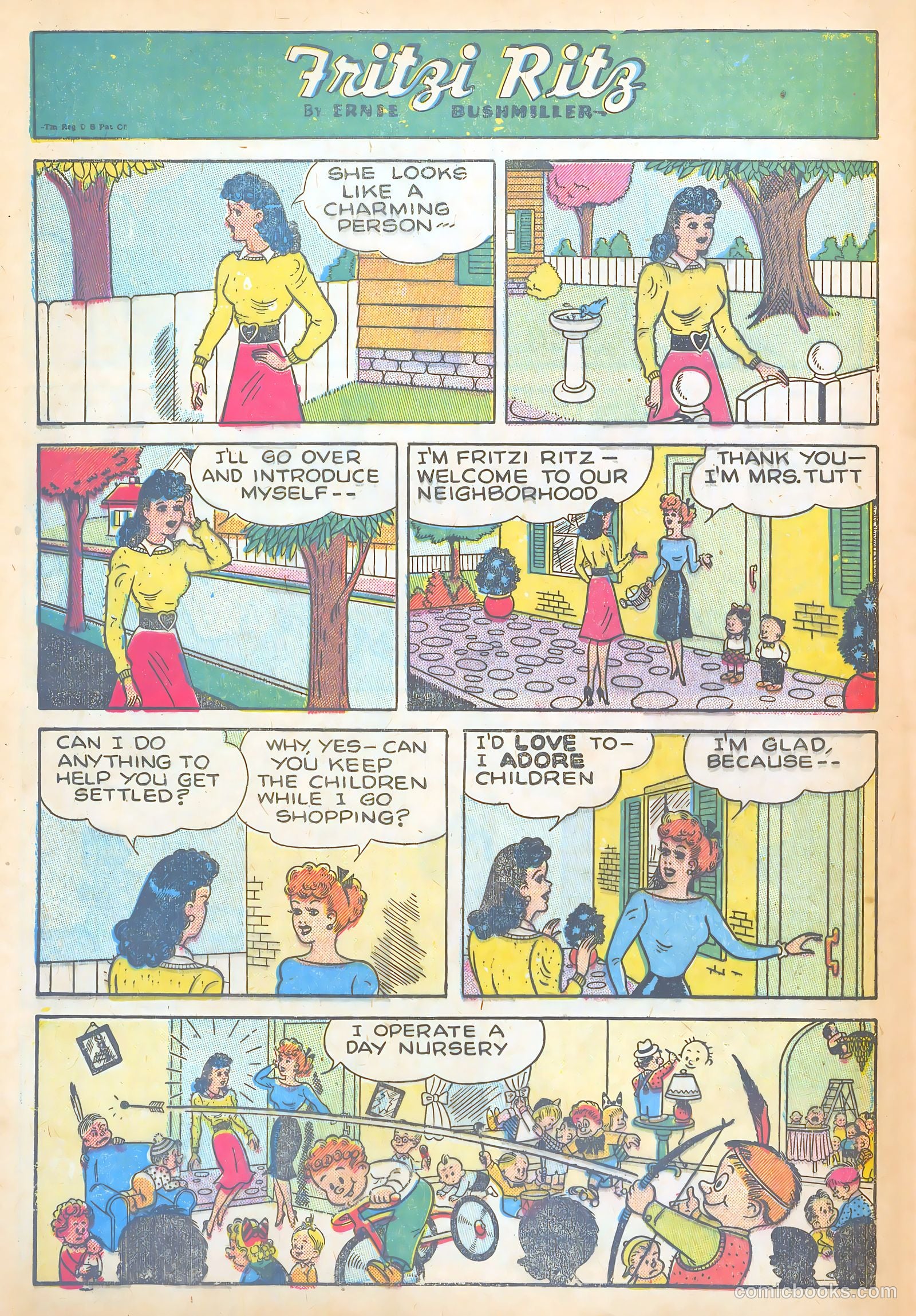 Fritzi Ritz #54 (1957) — page 24 of 30