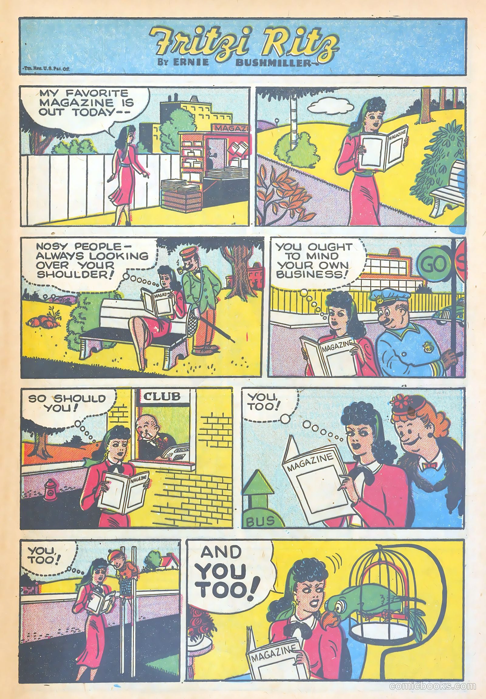 Fritzi Ritz #54 (1957) — page 25 of 30
