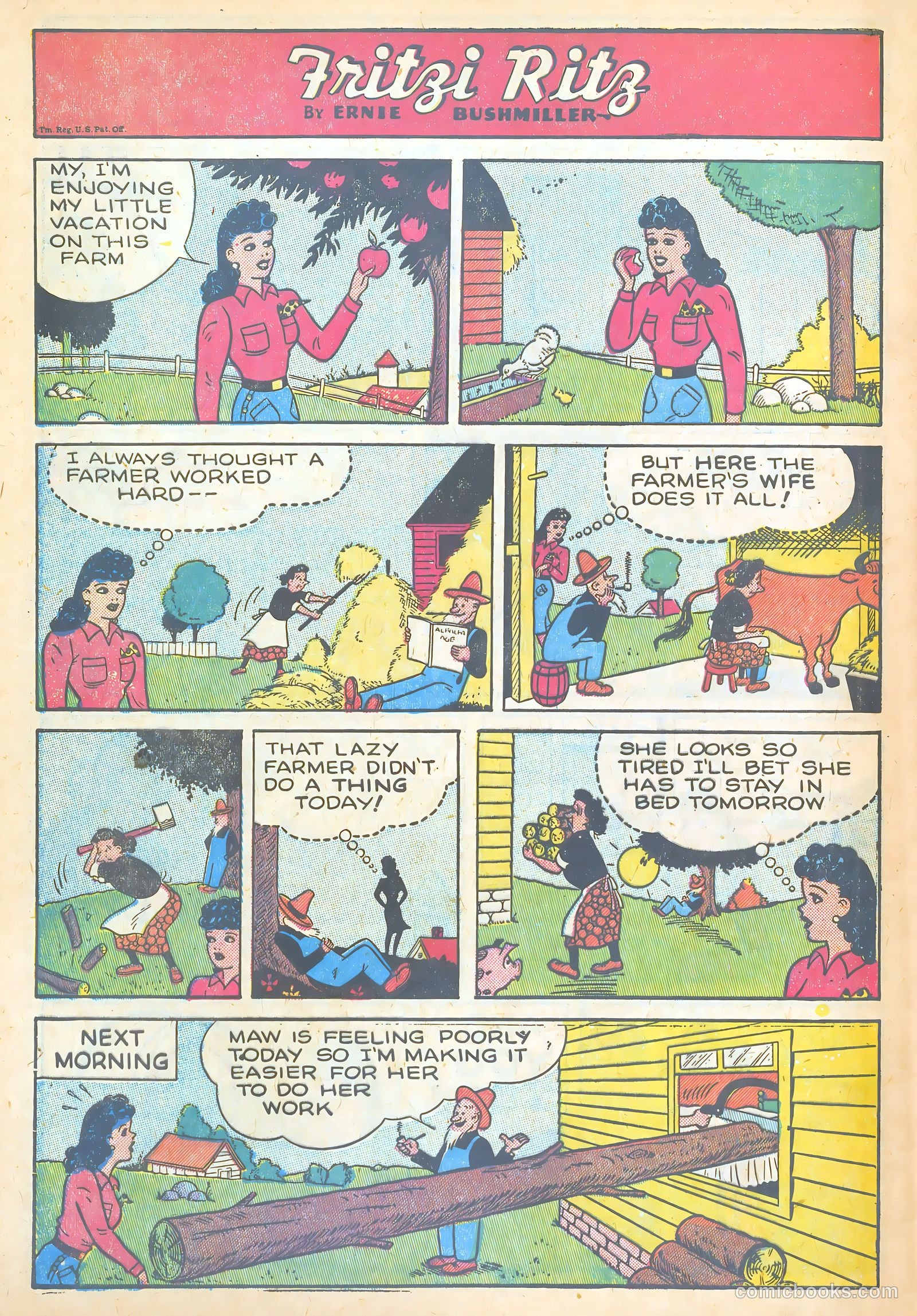 Fritzi Ritz #54 (1957) — page 26 of 30
