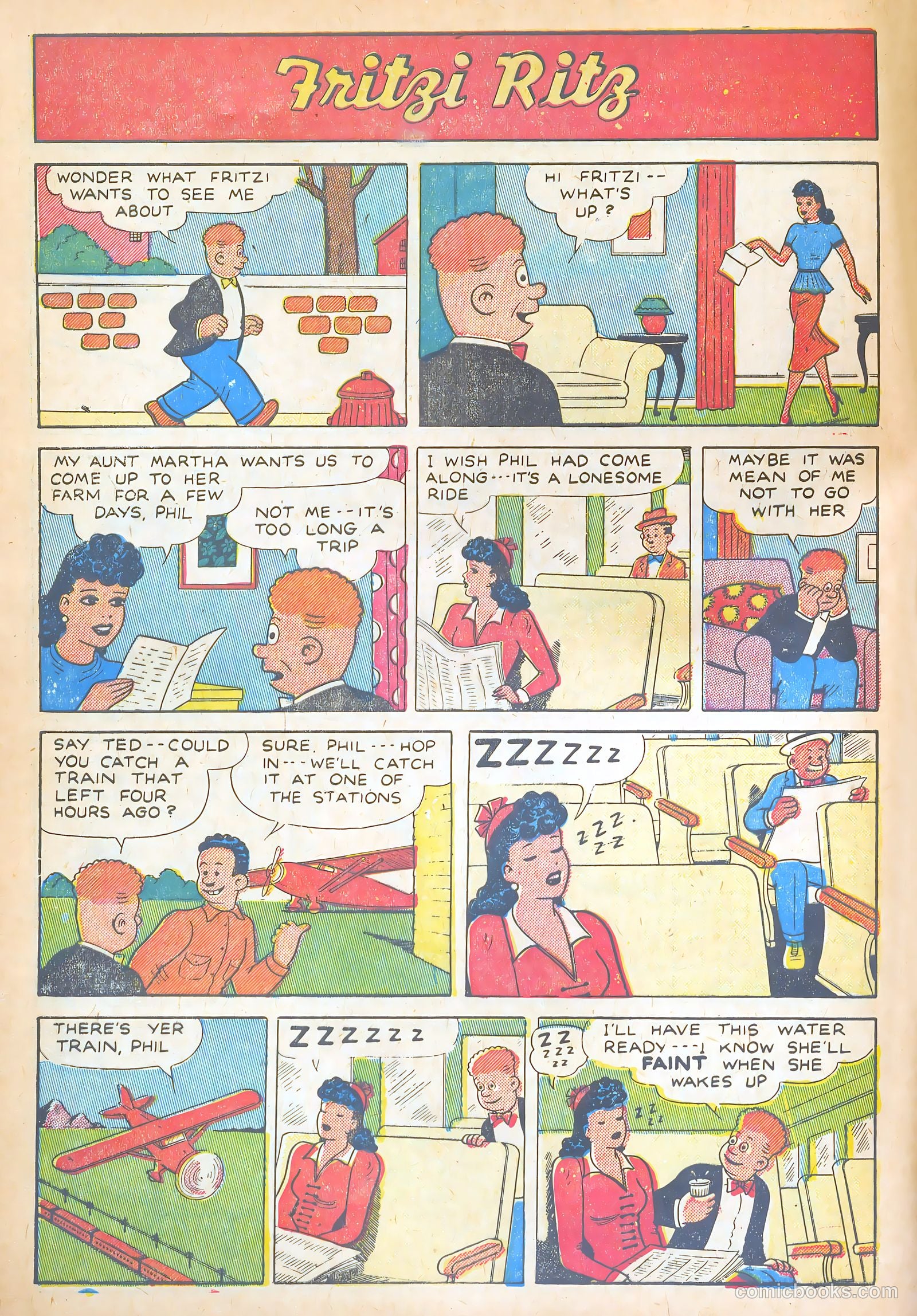 Fritzi Ritz #55 (1957) — page 4 of 30