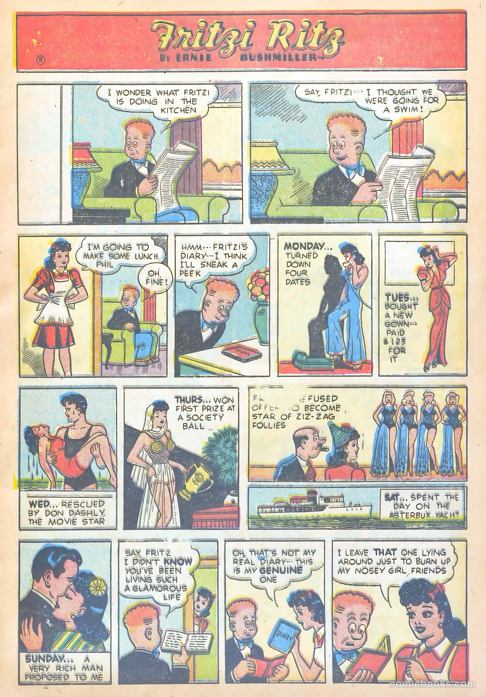 Fritzi Ritz #55 (1957) — page 7 of 30