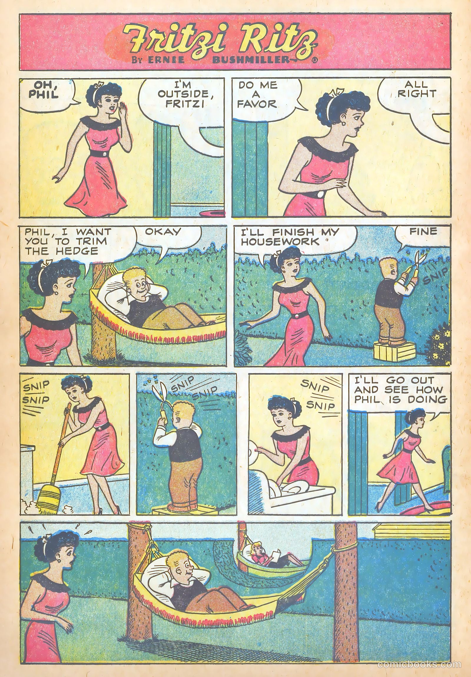 Fritzi Ritz #55 (1957) — page 12 of 30