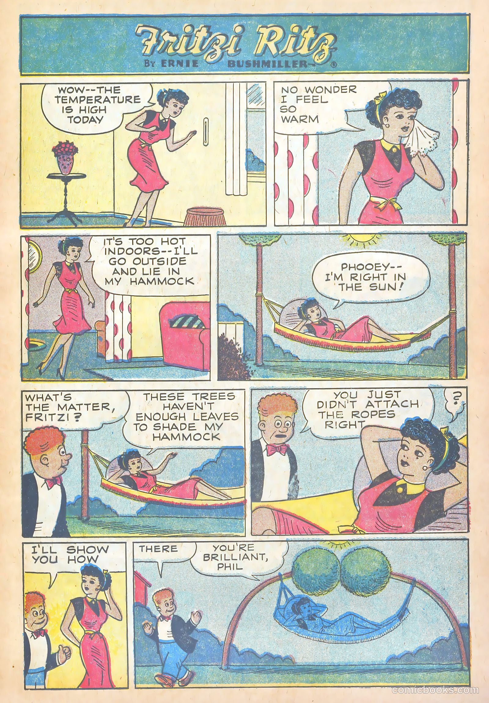 Fritzi Ritz #55 (1957) — page 13 of 30