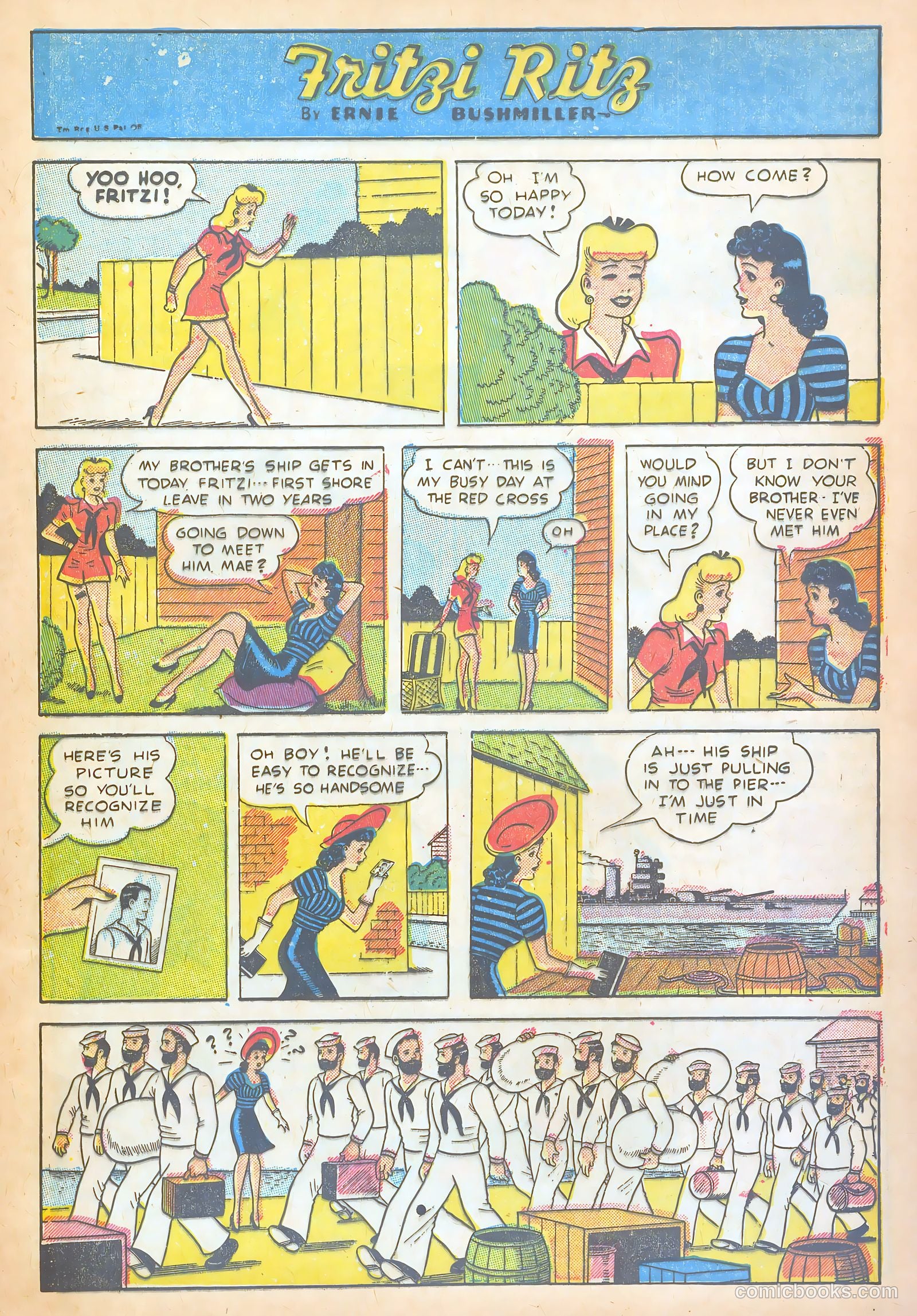 Fritzi Ritz #55 (1957) — page 15 of 30