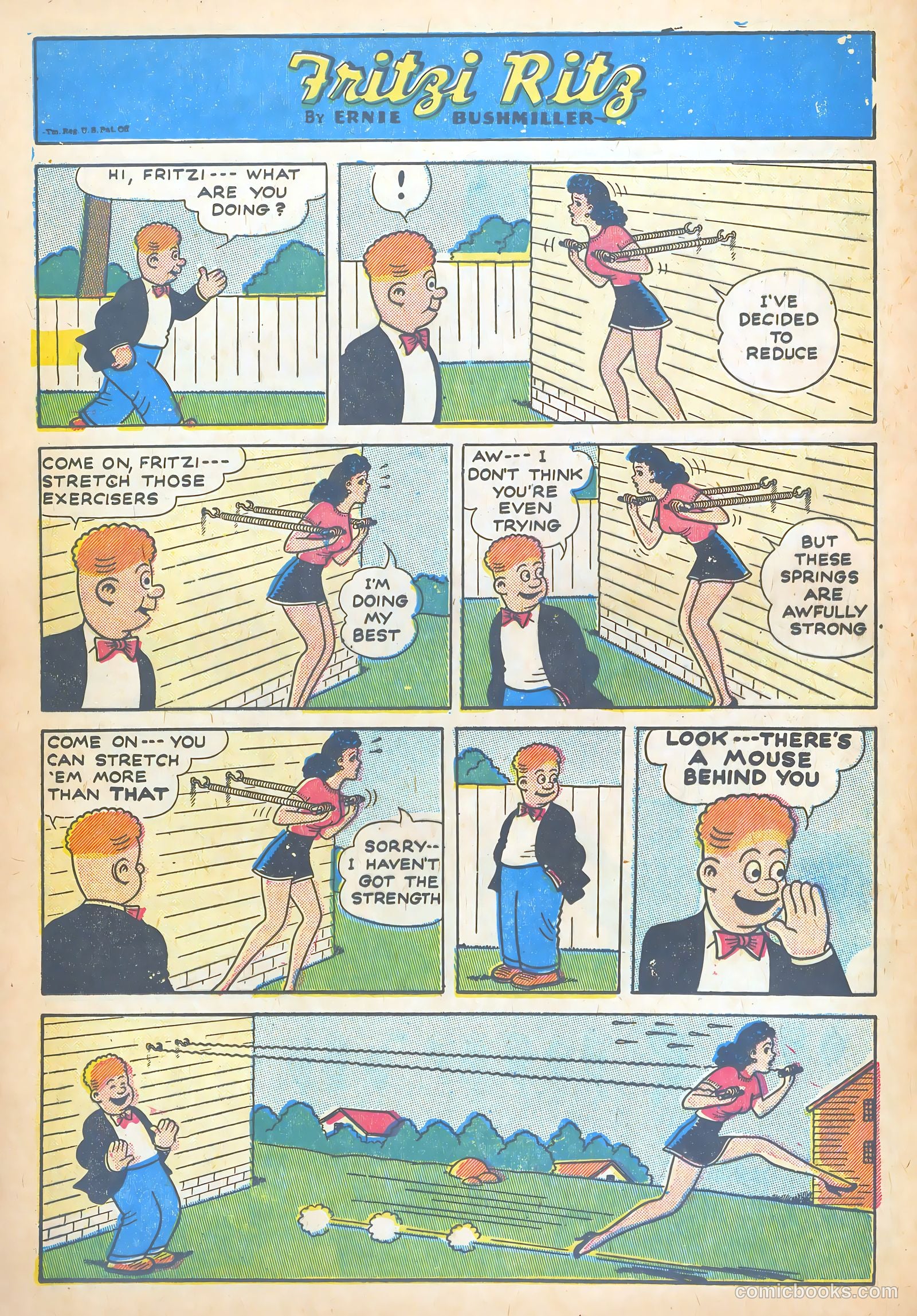 Fritzi Ritz #55 (1957) — page 16 of 30