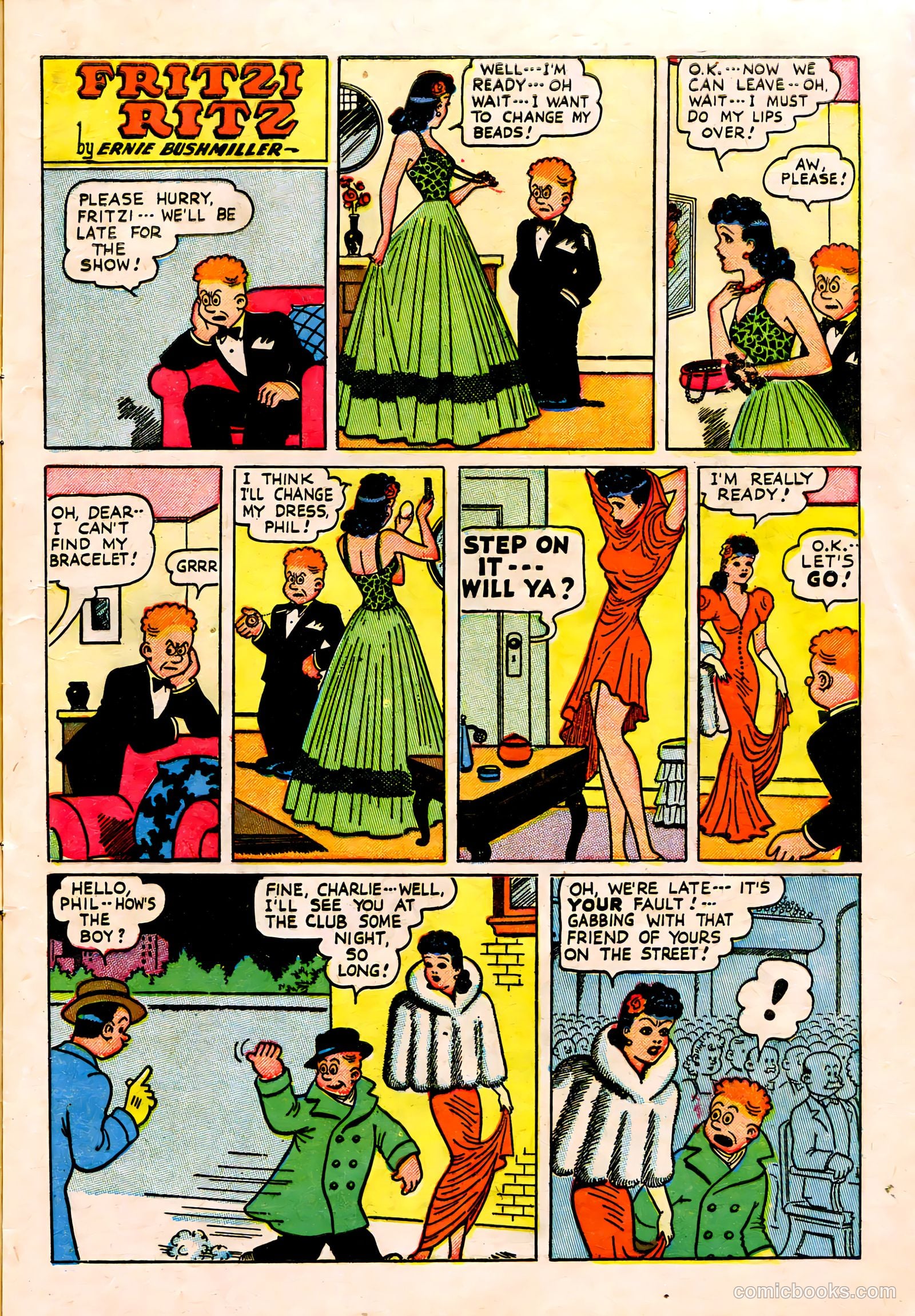 Fritzi Ritz #6 (1949) — page 9 of 36