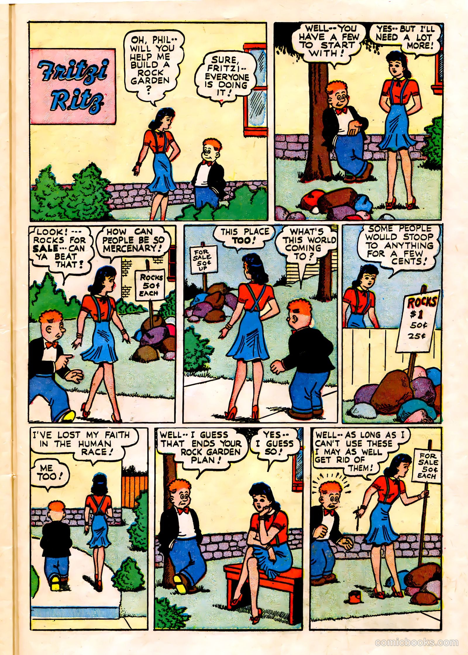 Fritzi Ritz #6 (1949) — page 25 of 36