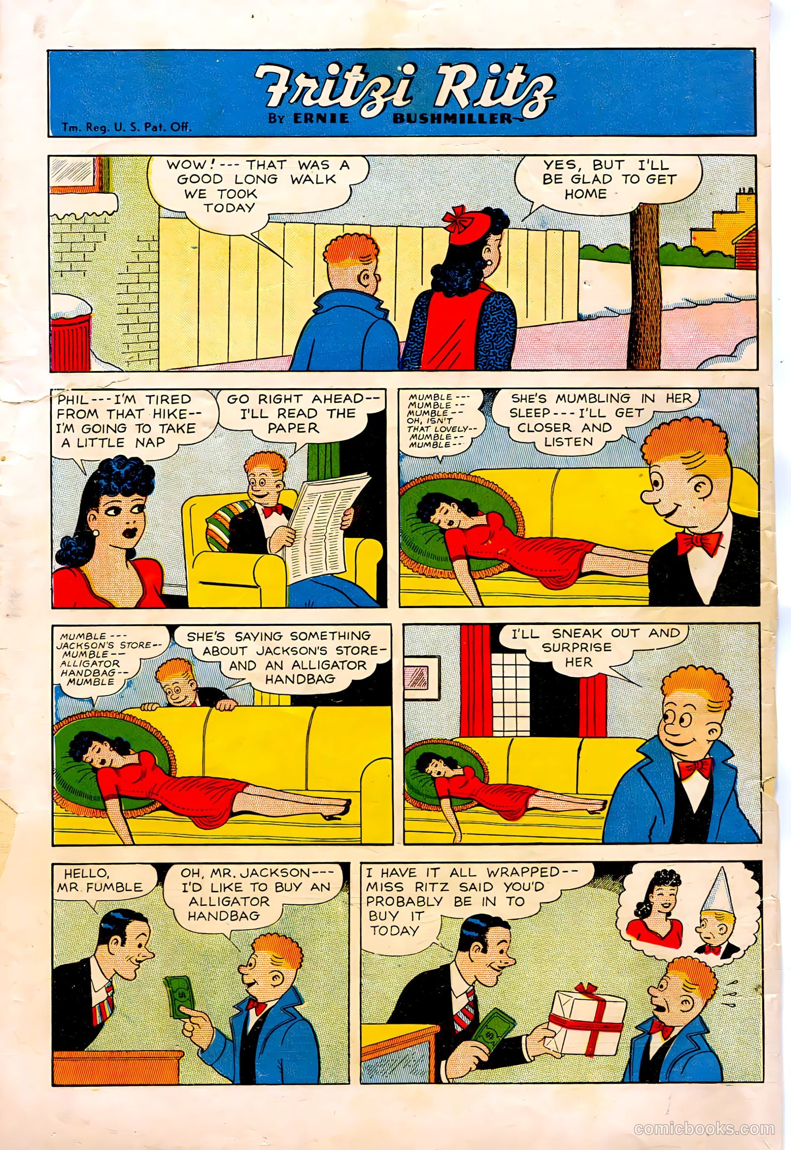 Fritzi Ritz #6 (1949) — page 36 of 36