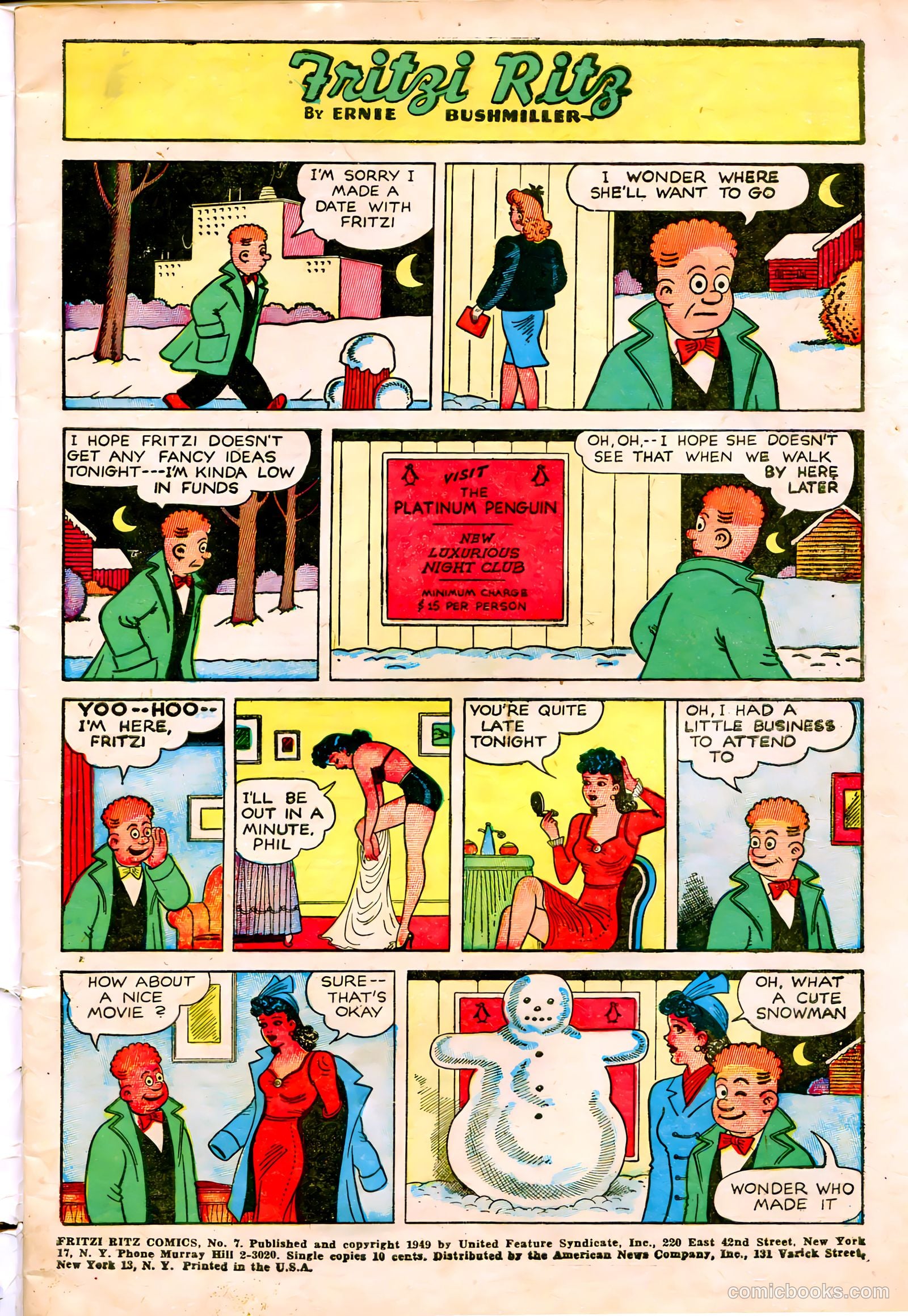 Fritzi Ritz #7 (1949) — page 3 of 36
