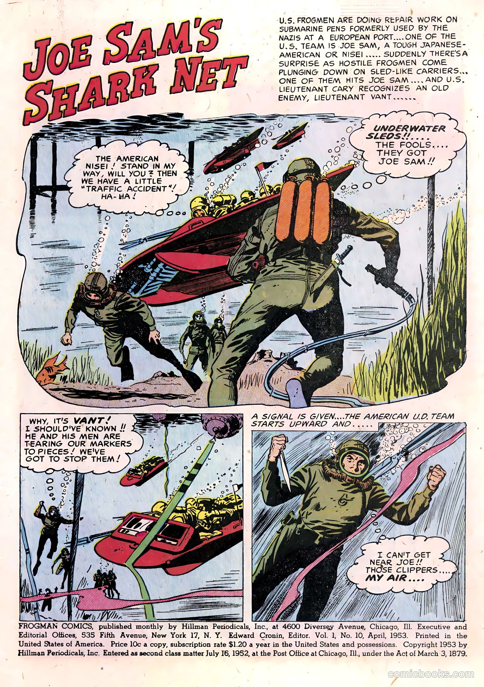 Frogman #10 (1953) — page 3 of 36