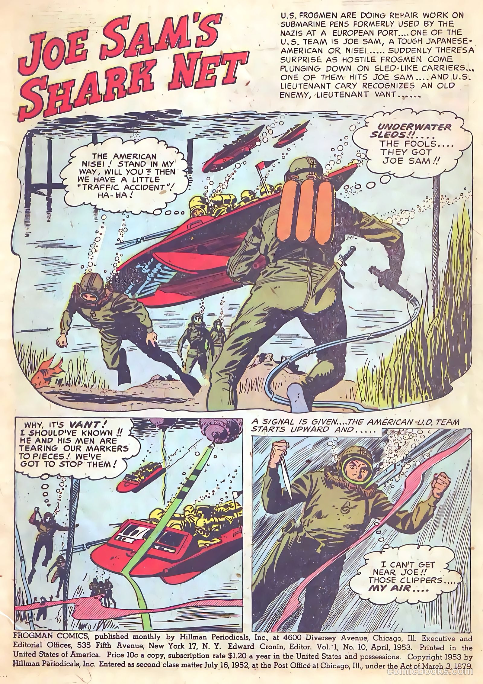 Frogman #10 (1953) — page 3 of 36