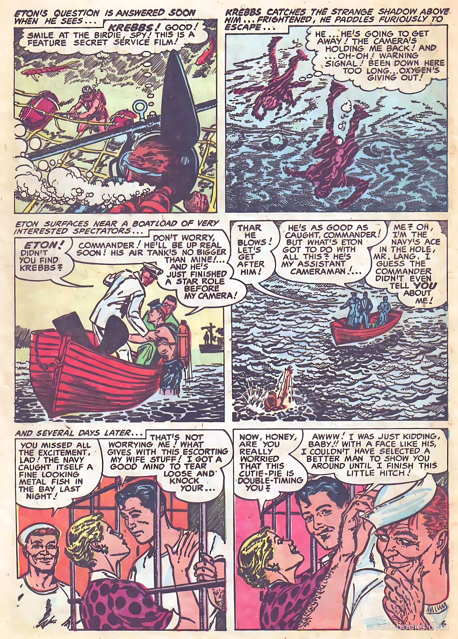 Frogman #10 (1953) — page 28 of 36