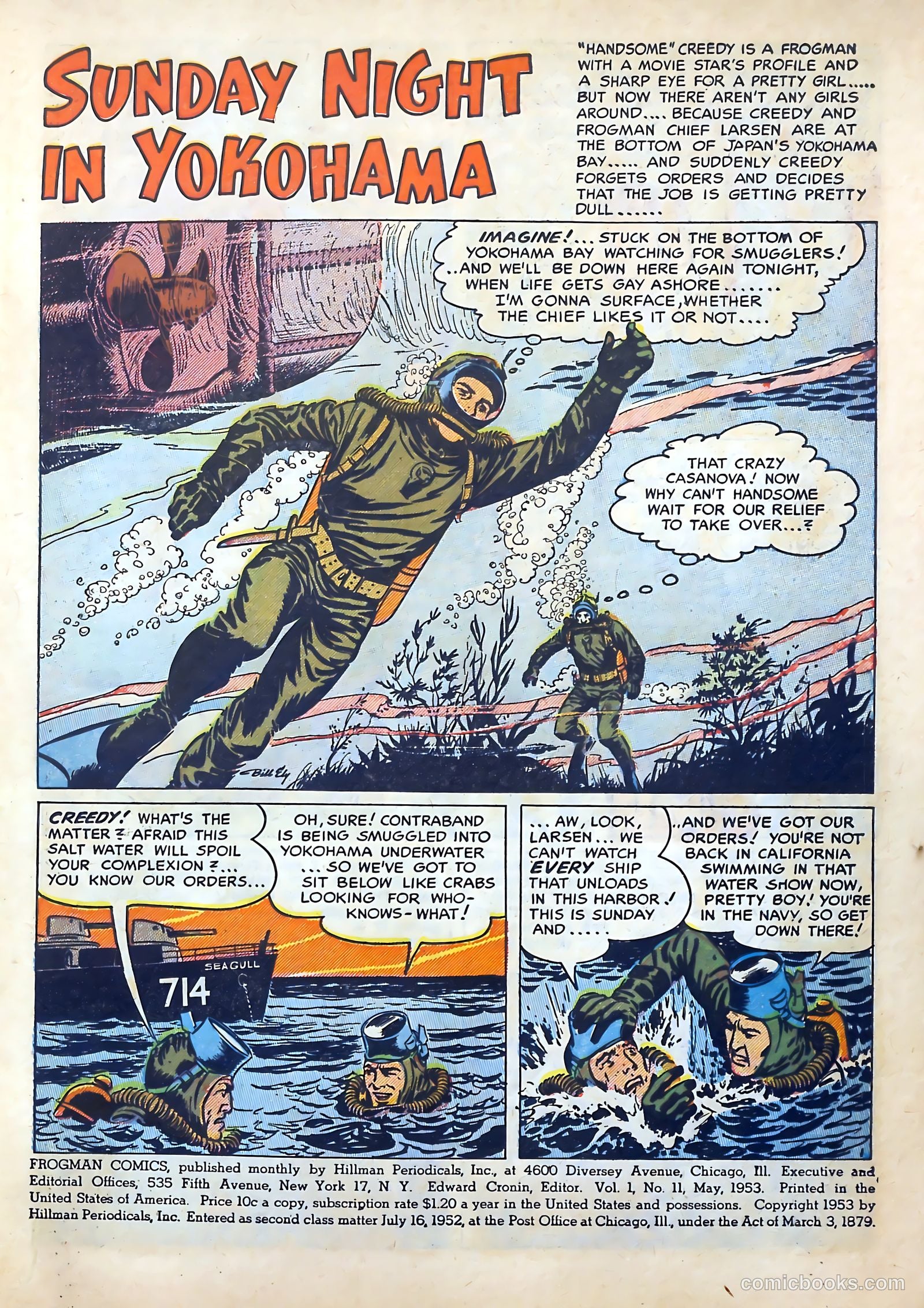 Frogman #11 (1953) — page 3 of 38