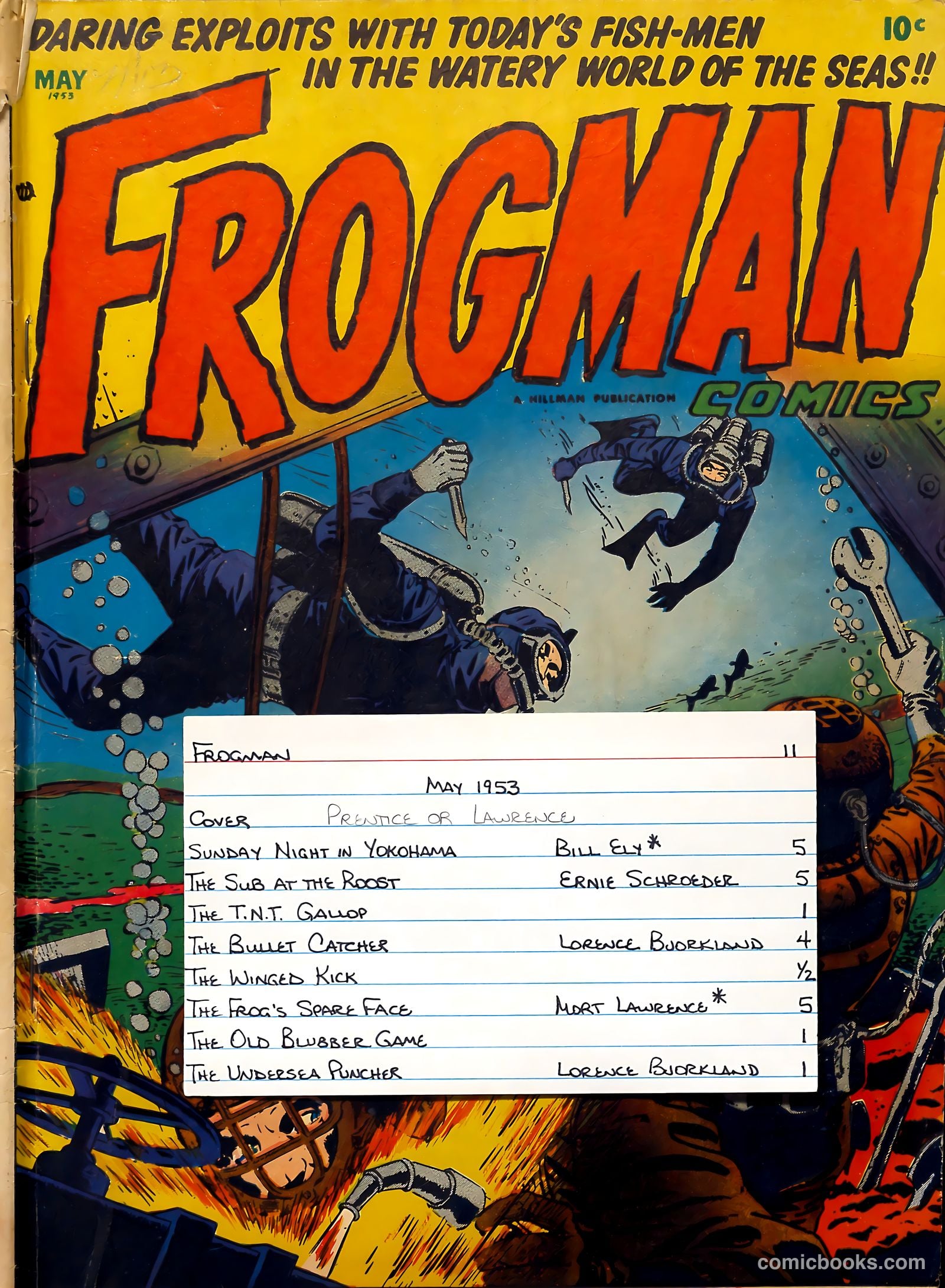 Frogman #11 (1953) — page 37 of 38