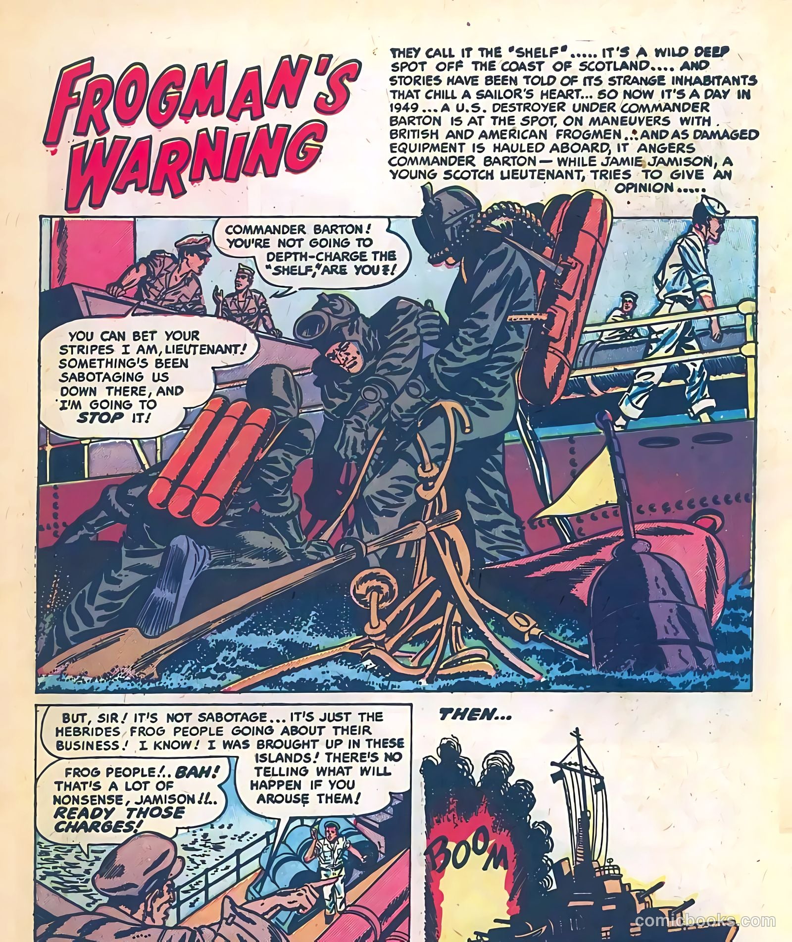 Frogman #5 (1952) — page 3 of 36
