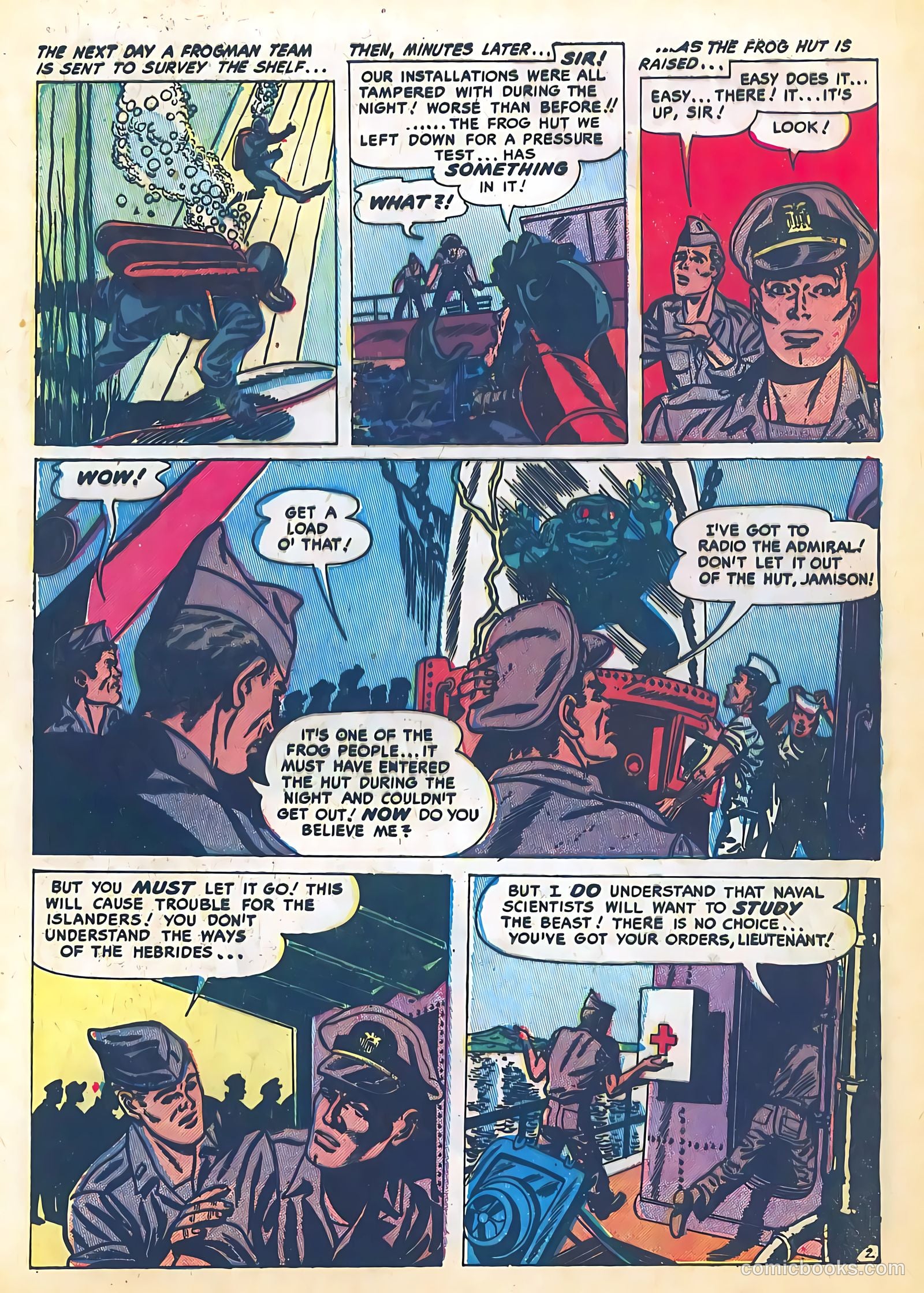 Frogman #5 (1952) — page 4 of 36