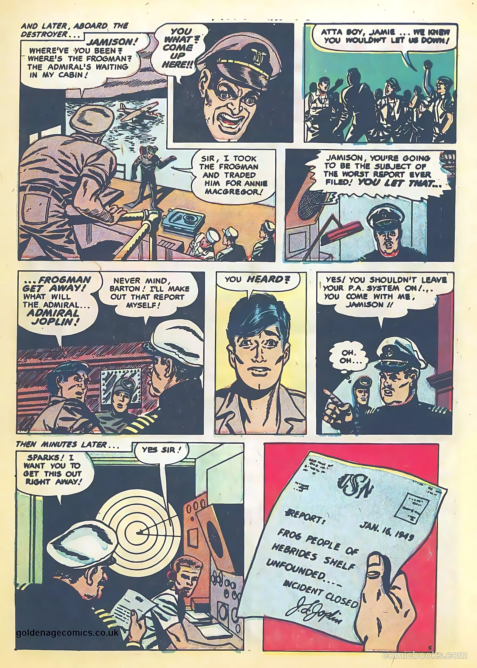 Frogman #5 (1952) — page 7 of 36