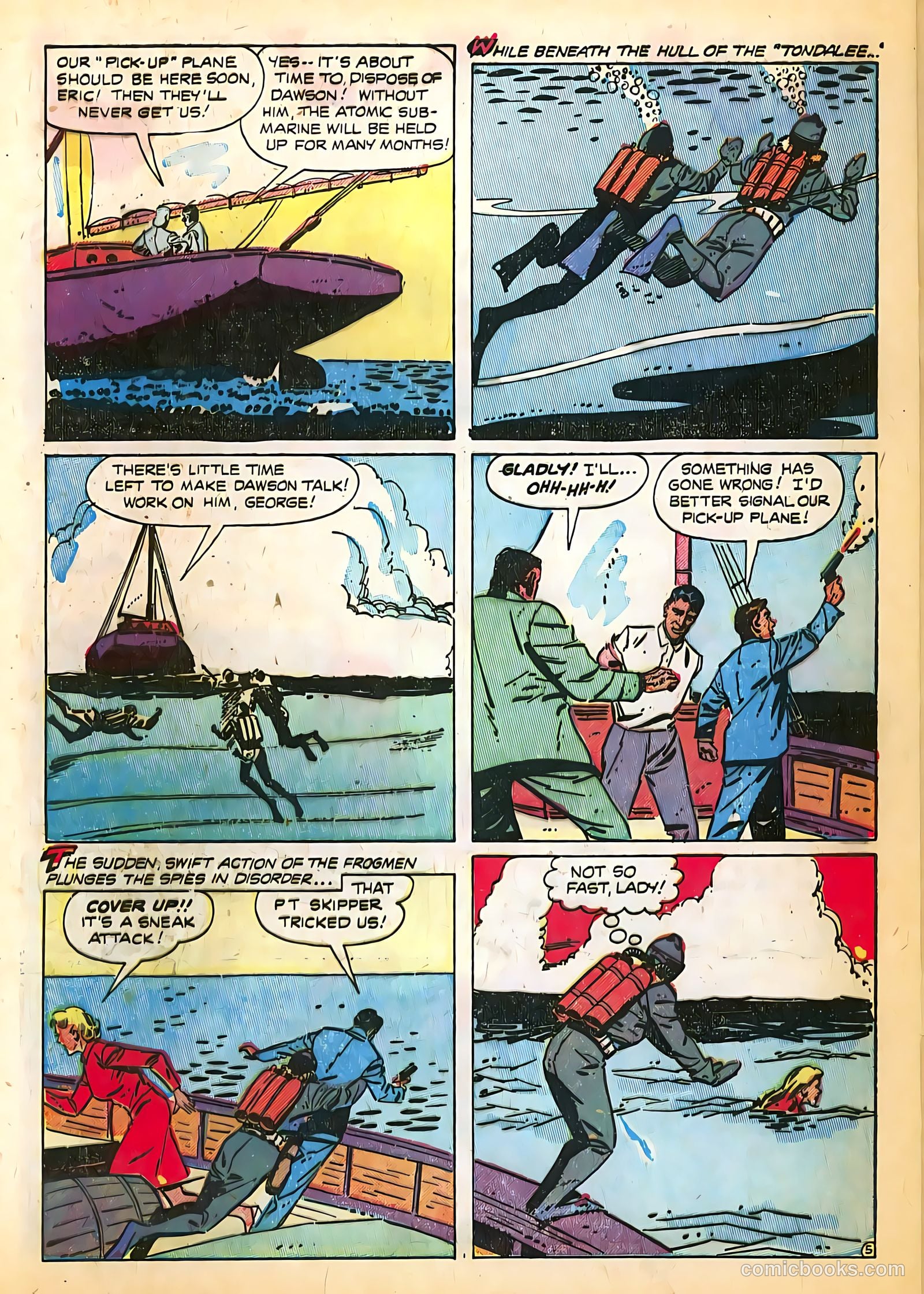 Frogman #5 (1952) — page 32 of 36