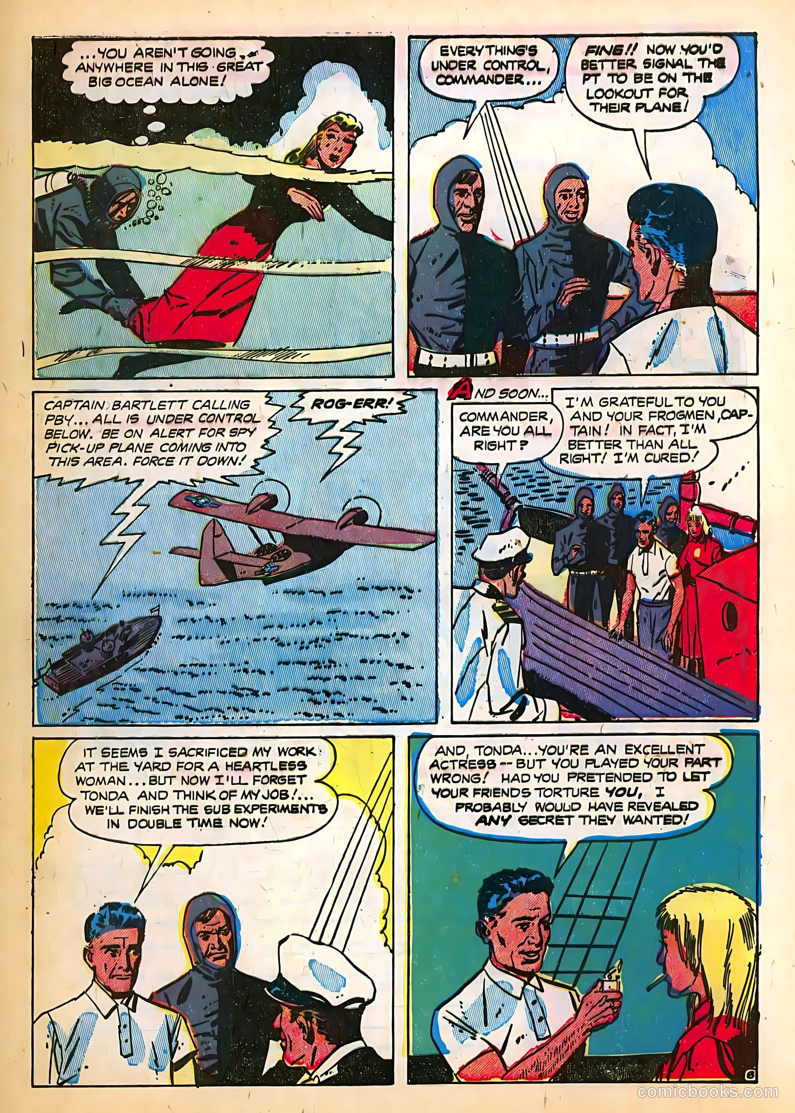Frogman #5 (1952) — page 33 of 36