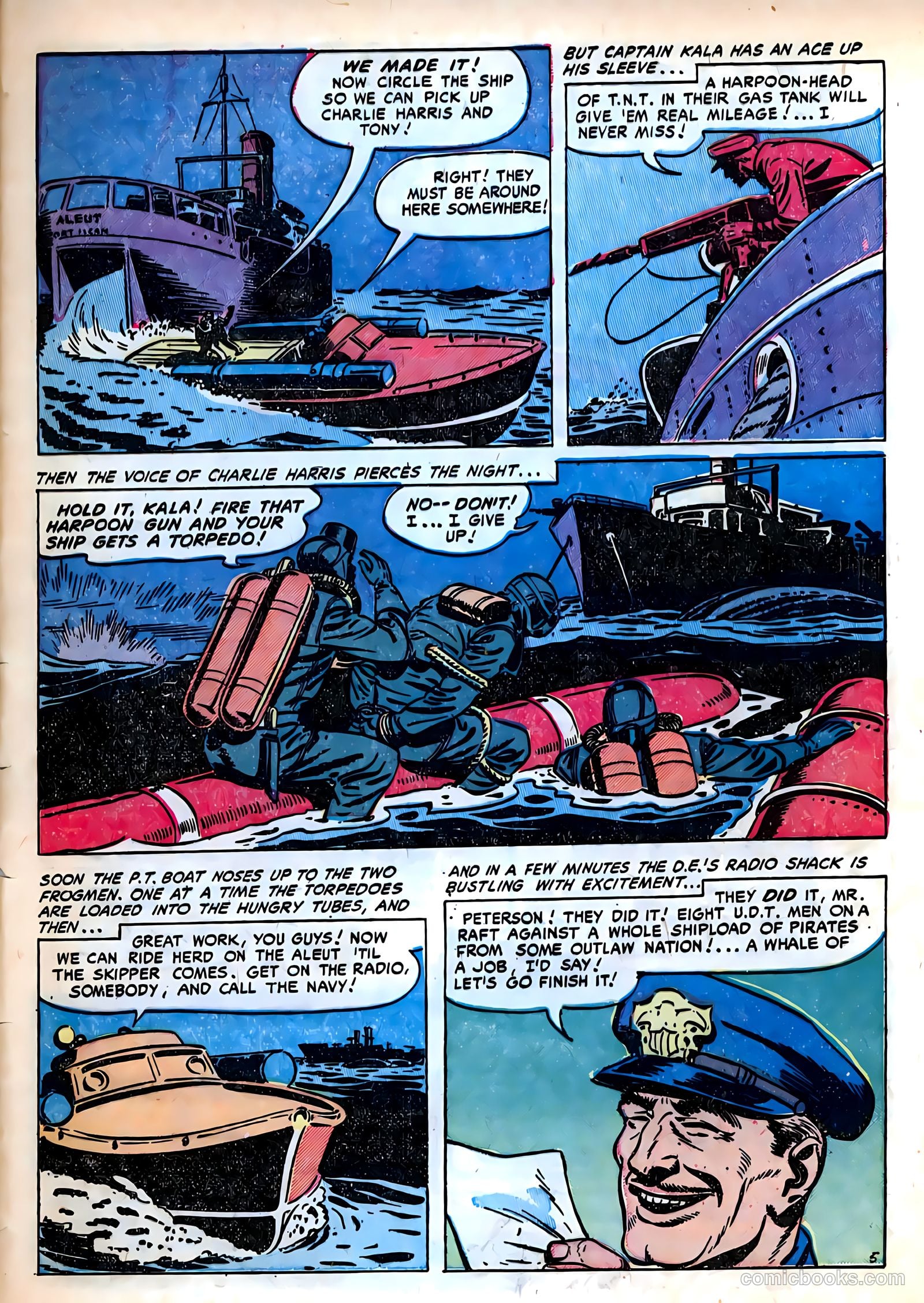 Frogman #6 (1954) — page 33 of 37