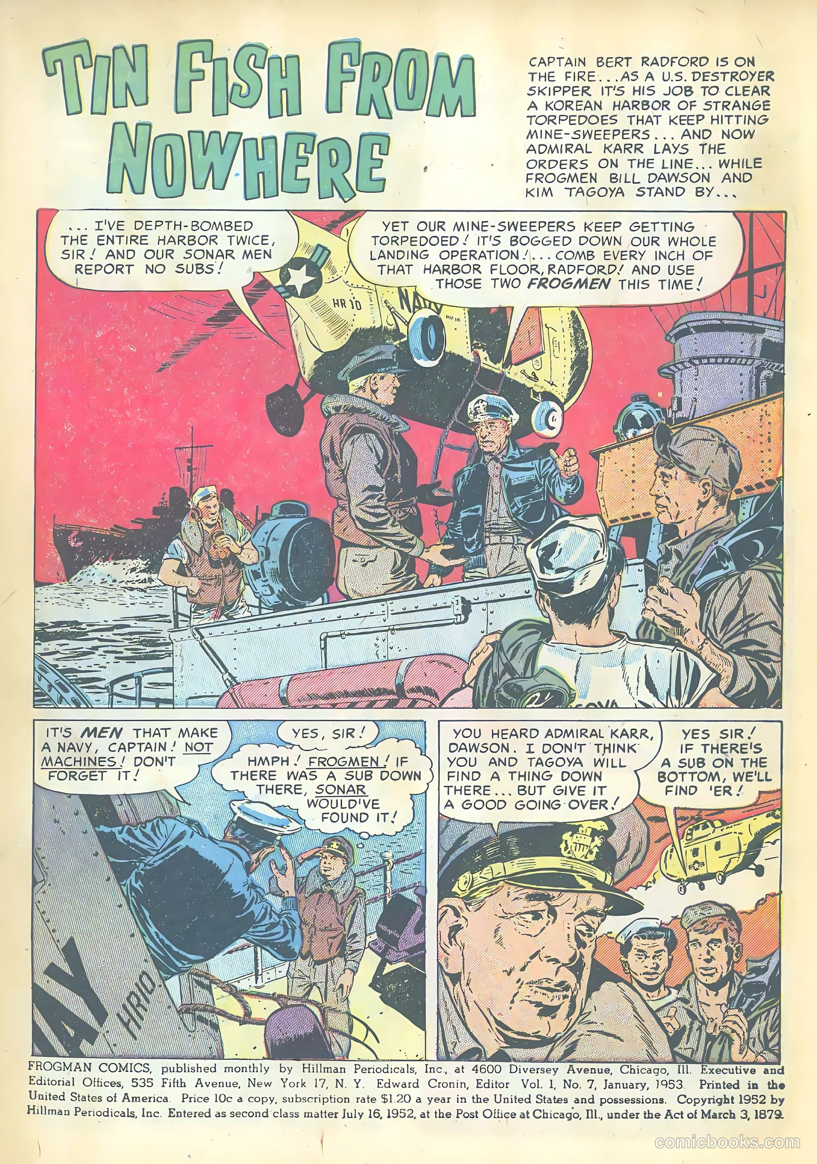 Frogman #7 (1953) — page 3 of 36
