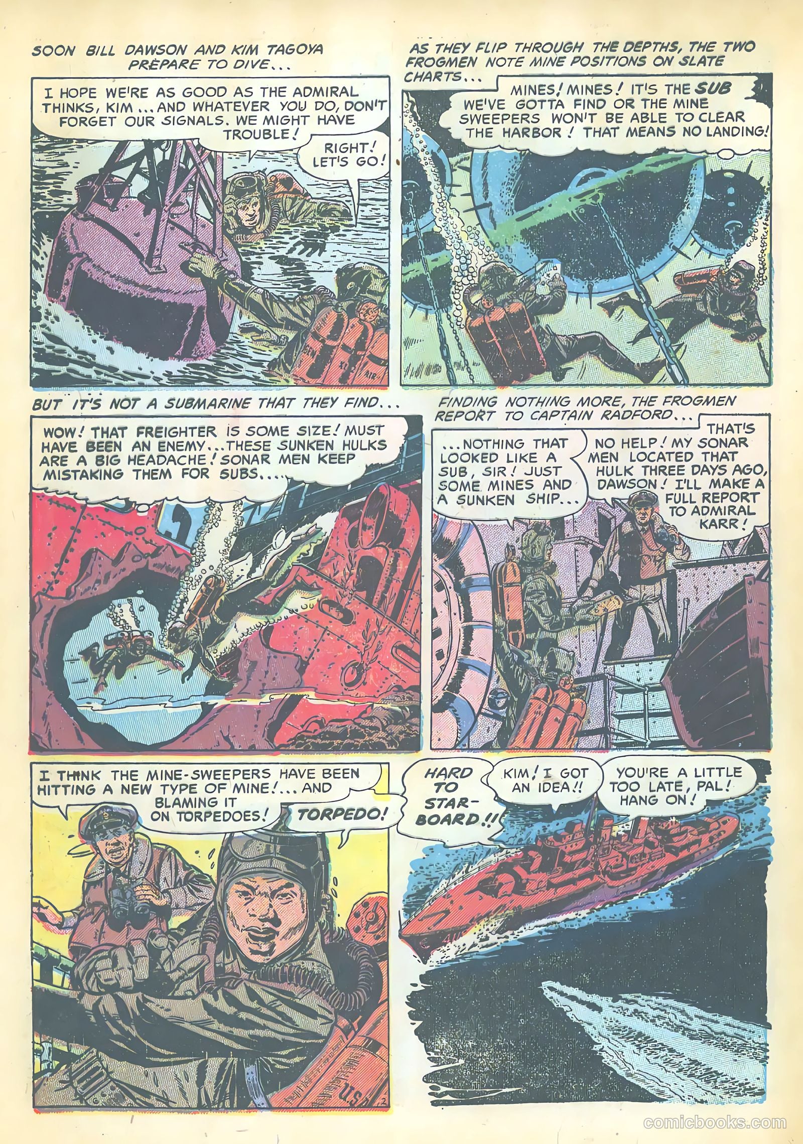 Frogman #7 (1953) — page 4 of 36
