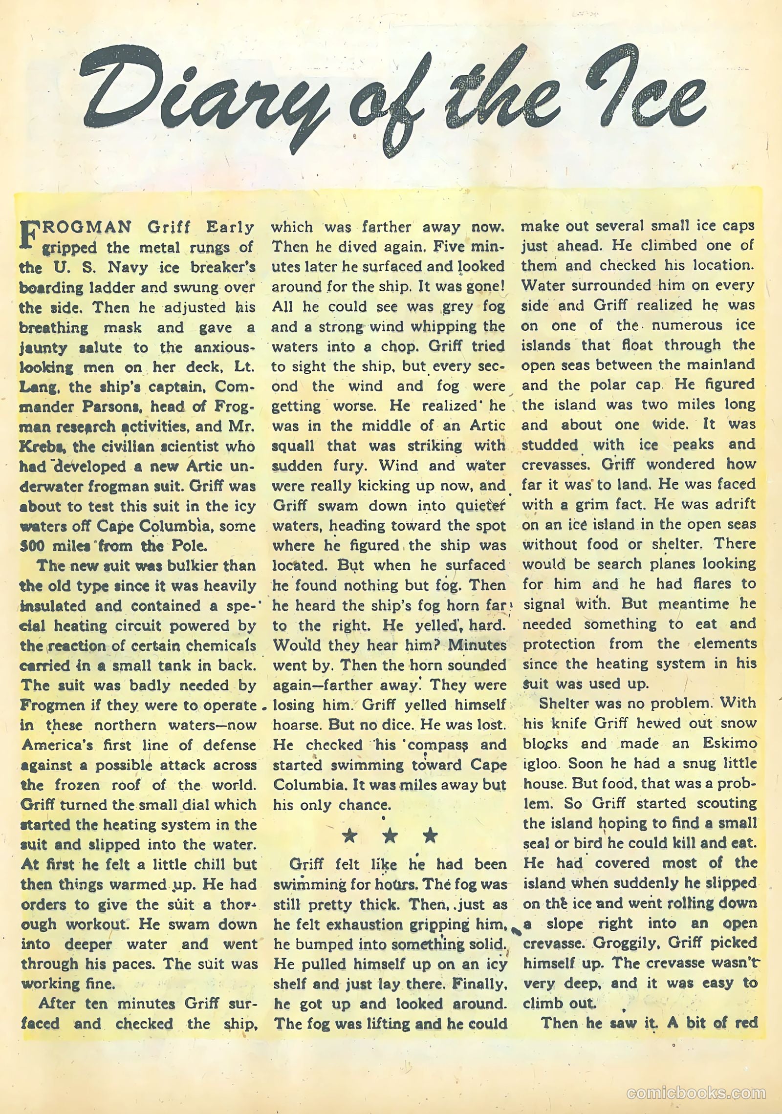 Frogman #7 (1953) — page 20 of 36