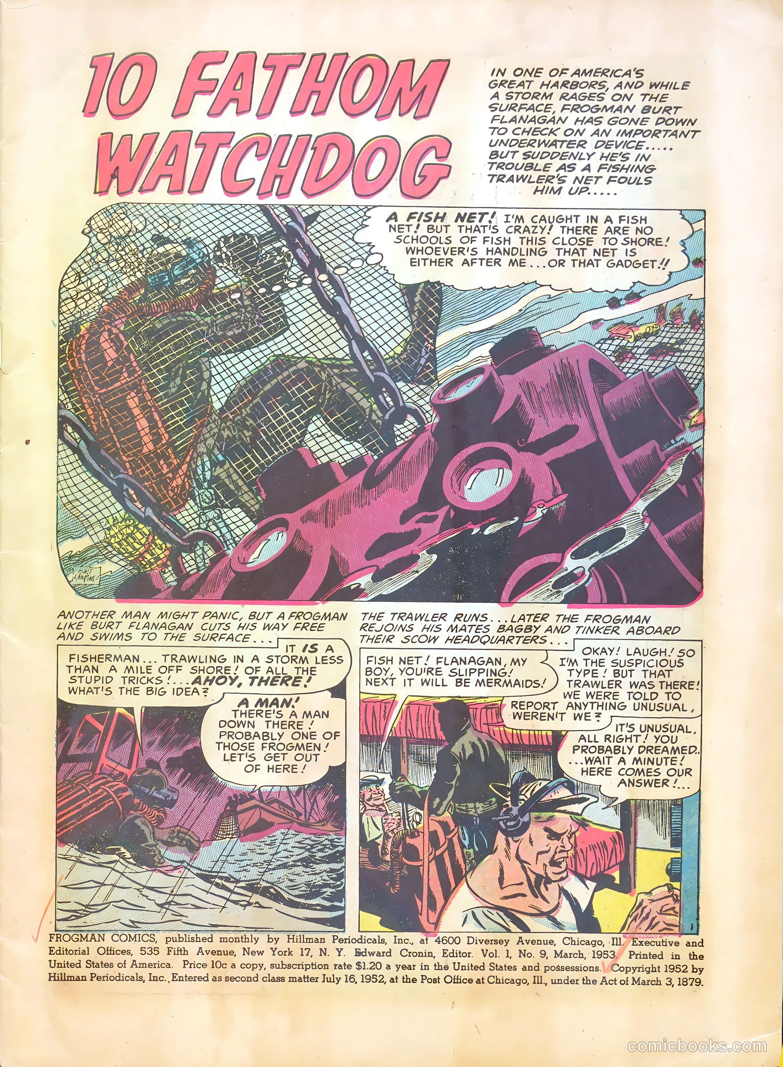 Frogman #9 (1953) — page 3 of 36