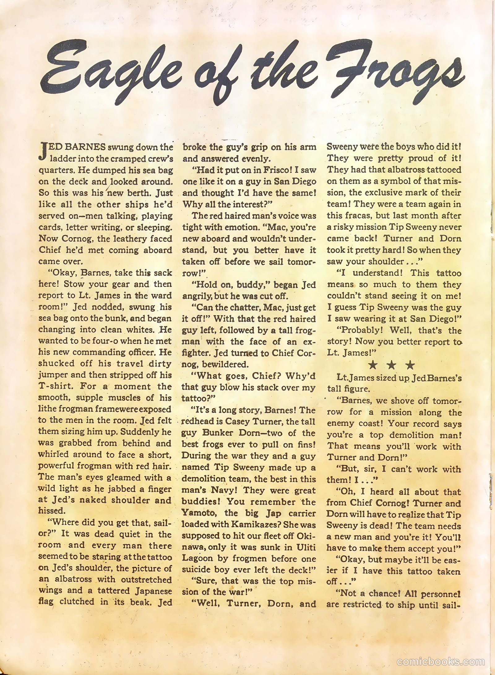 Frogman #9 (1953) — page 20 of 36