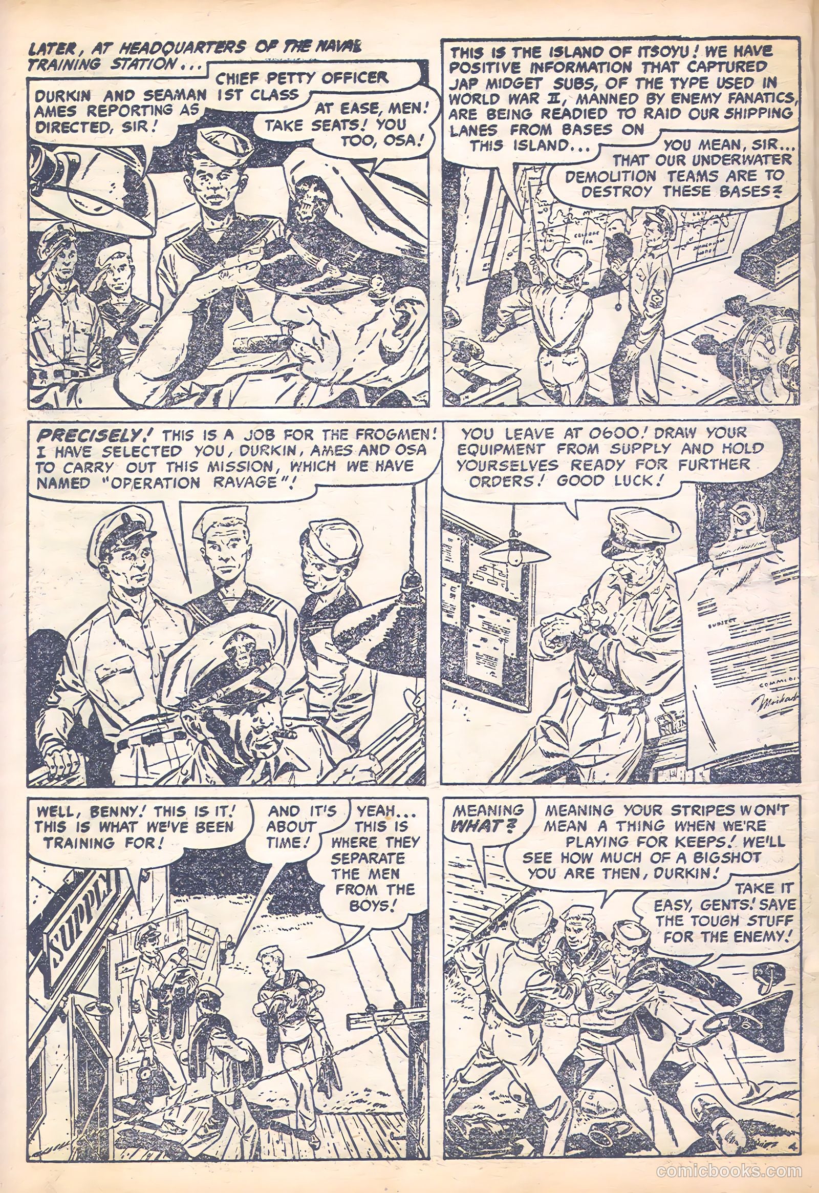 Frogman Comics #1 — page 6 of 68