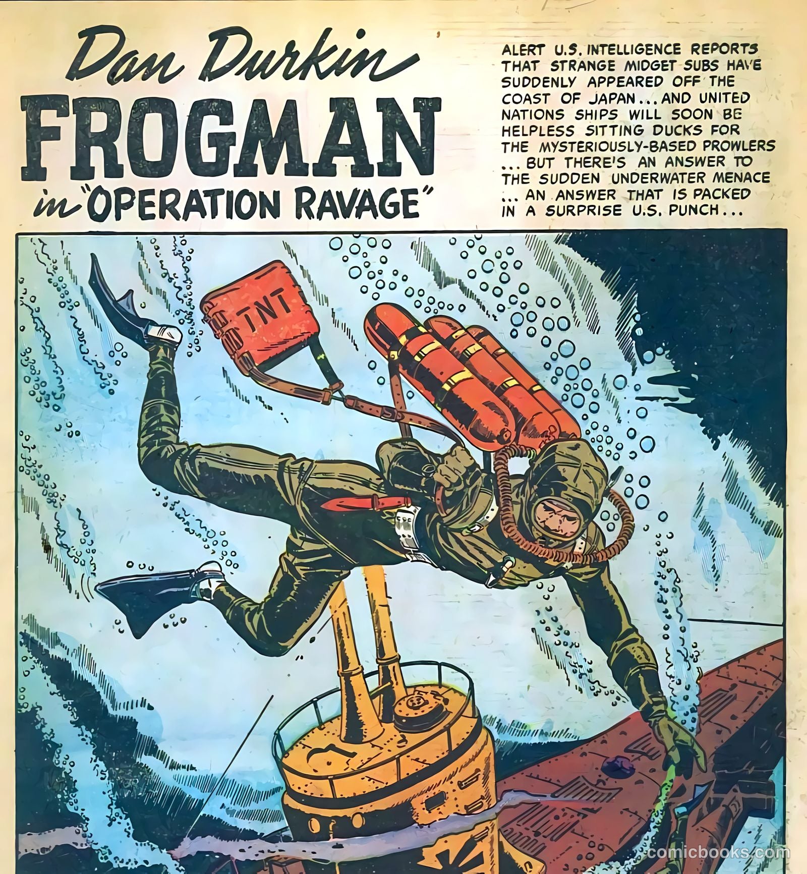 Frogman Comics #1 (1952) — page 3 of 36