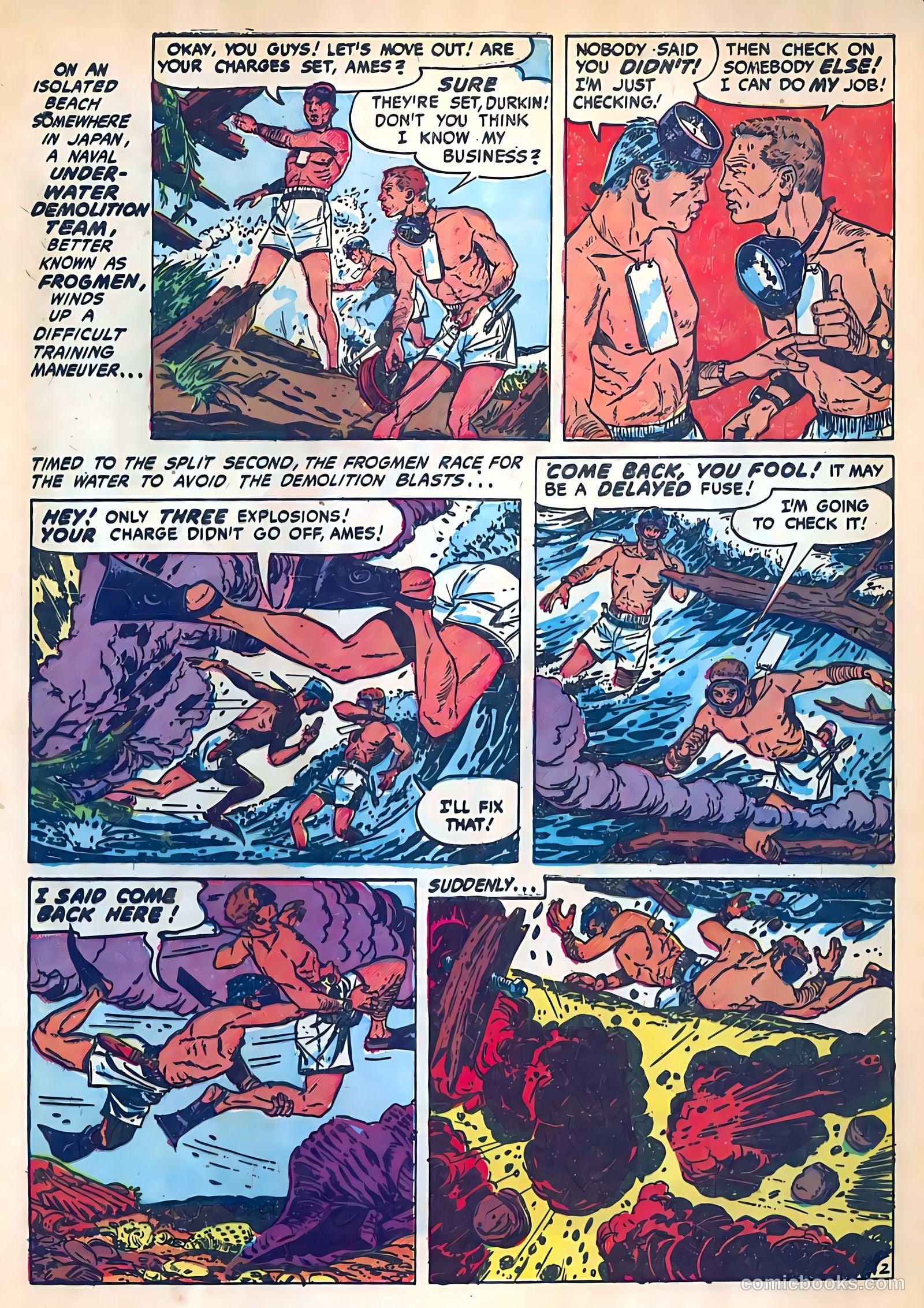 Frogman Comics #1 (1952) — page 4 of 36