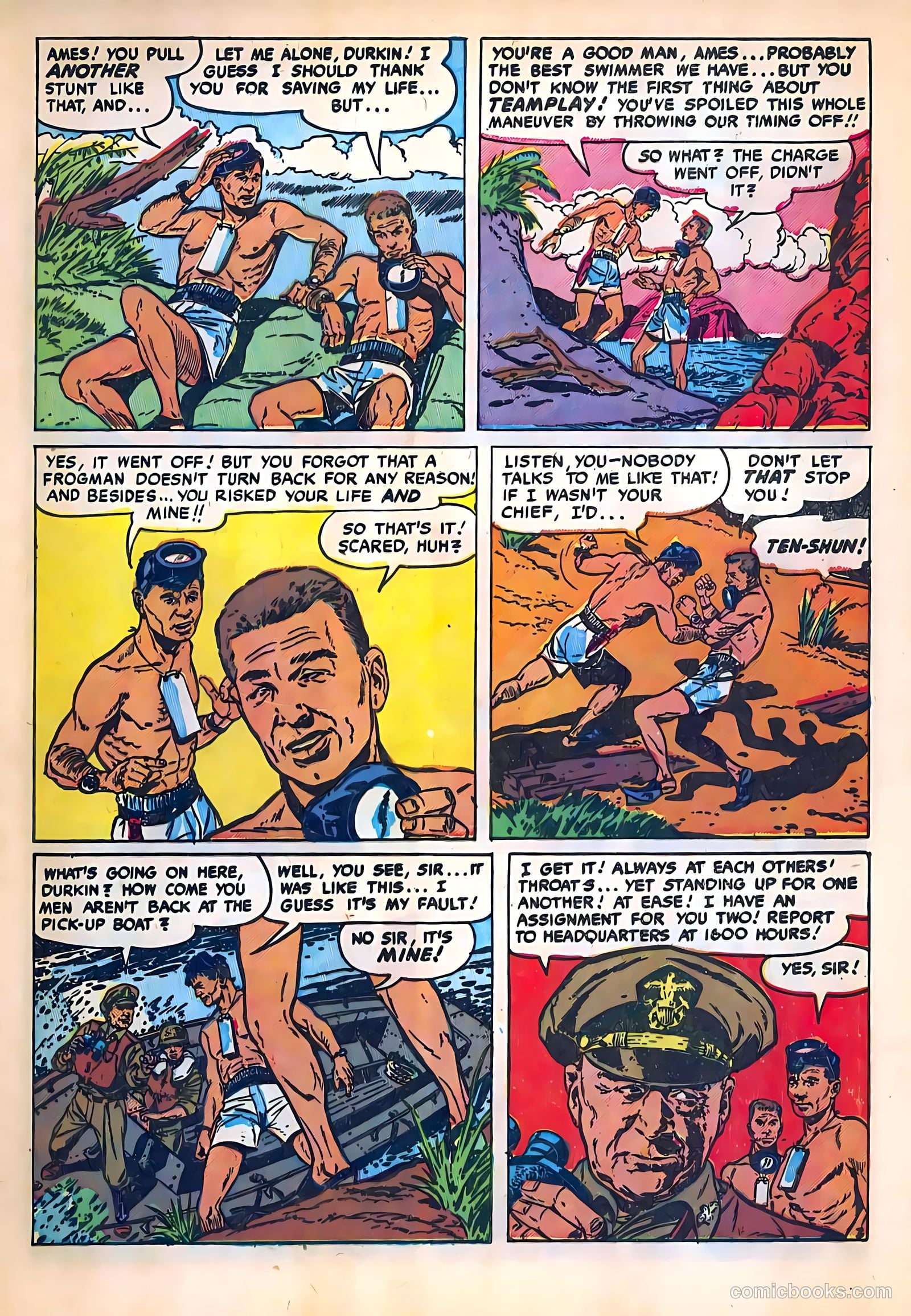 Frogman Comics #1 (1952) — page 5 of 36