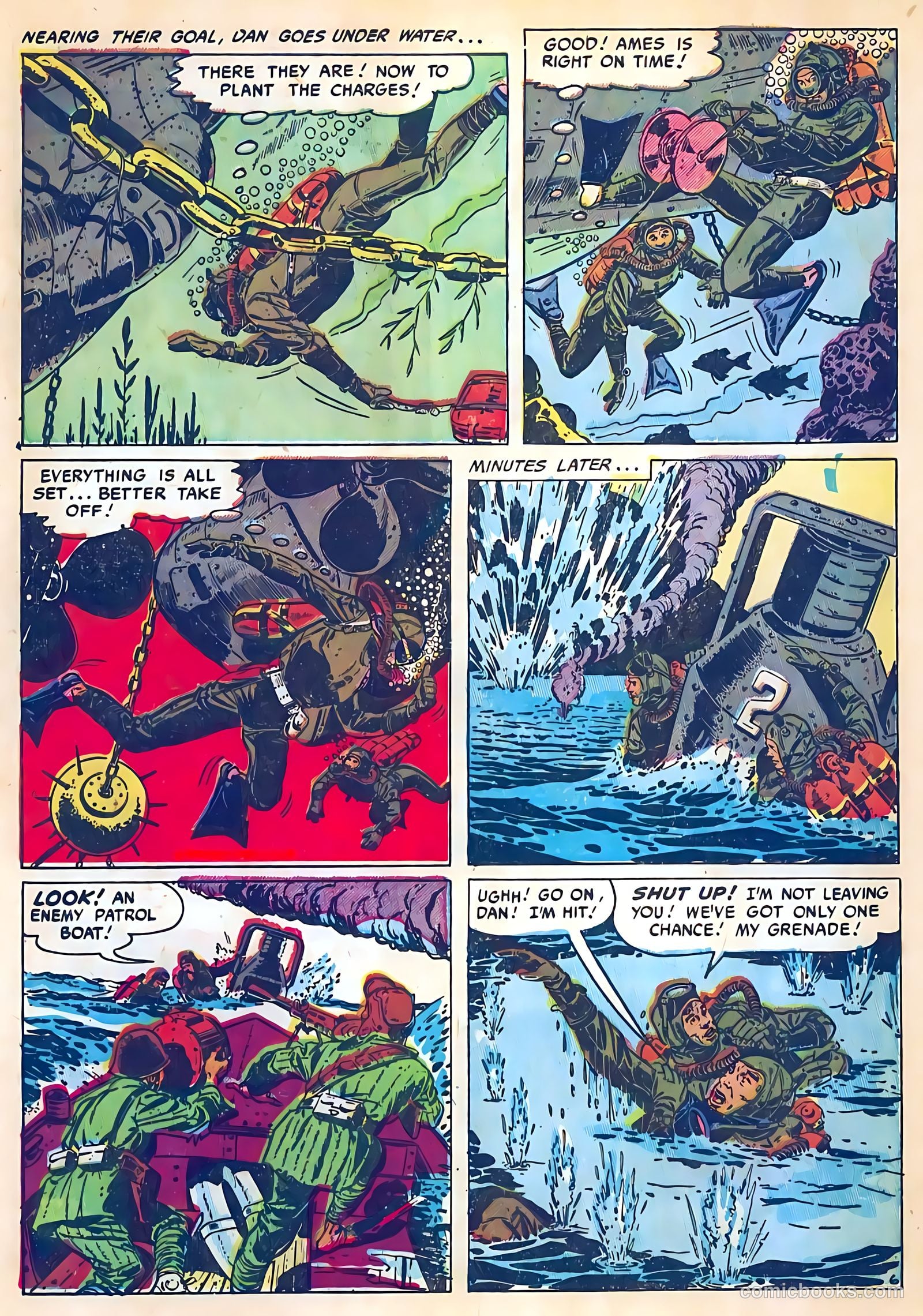 Frogman Comics #1 (1952) — page 8 of 36