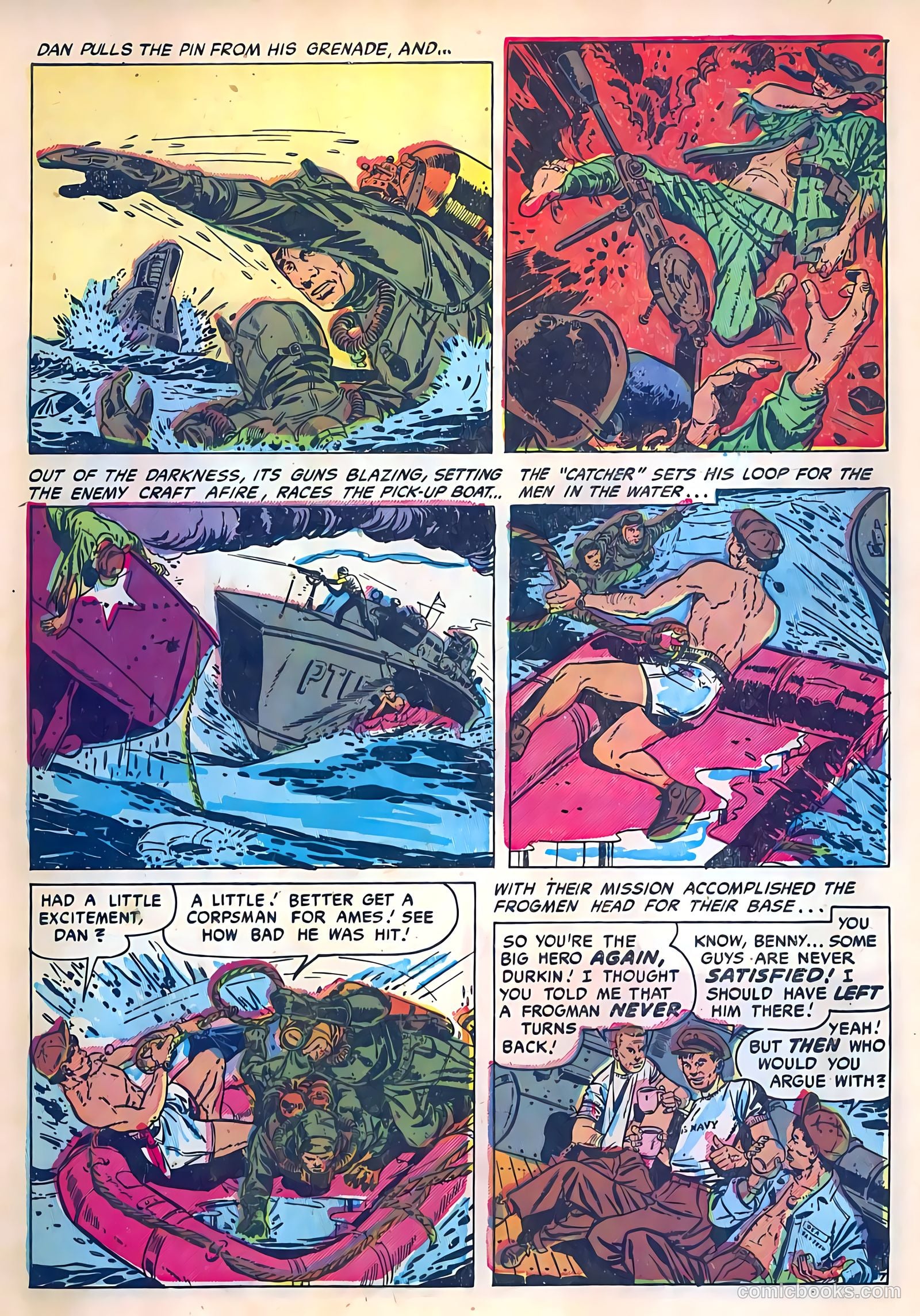 Frogman Comics #1 (1952) — page 9 of 36