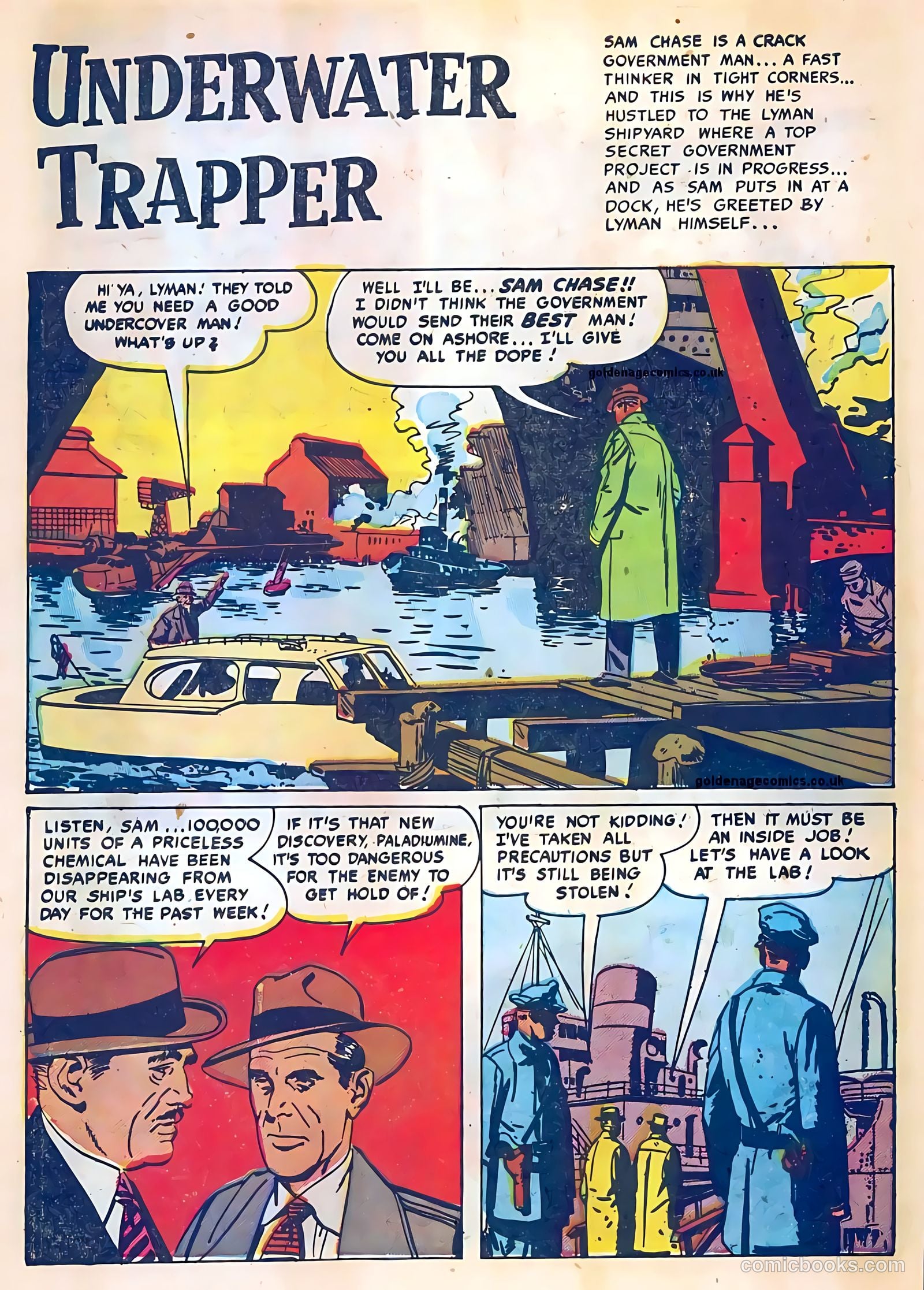Frogman Comics #1 (1952) — page 10 of 36