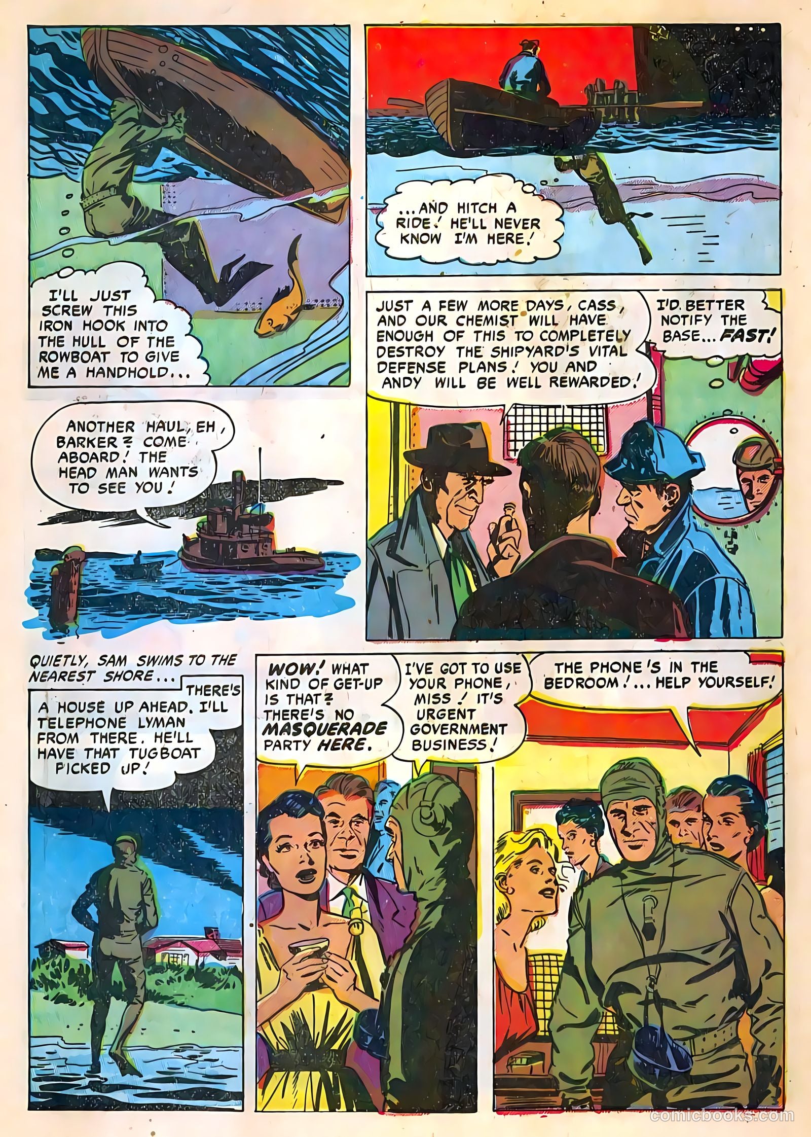 Frogman Comics #1 (1952) — page 12 of 36