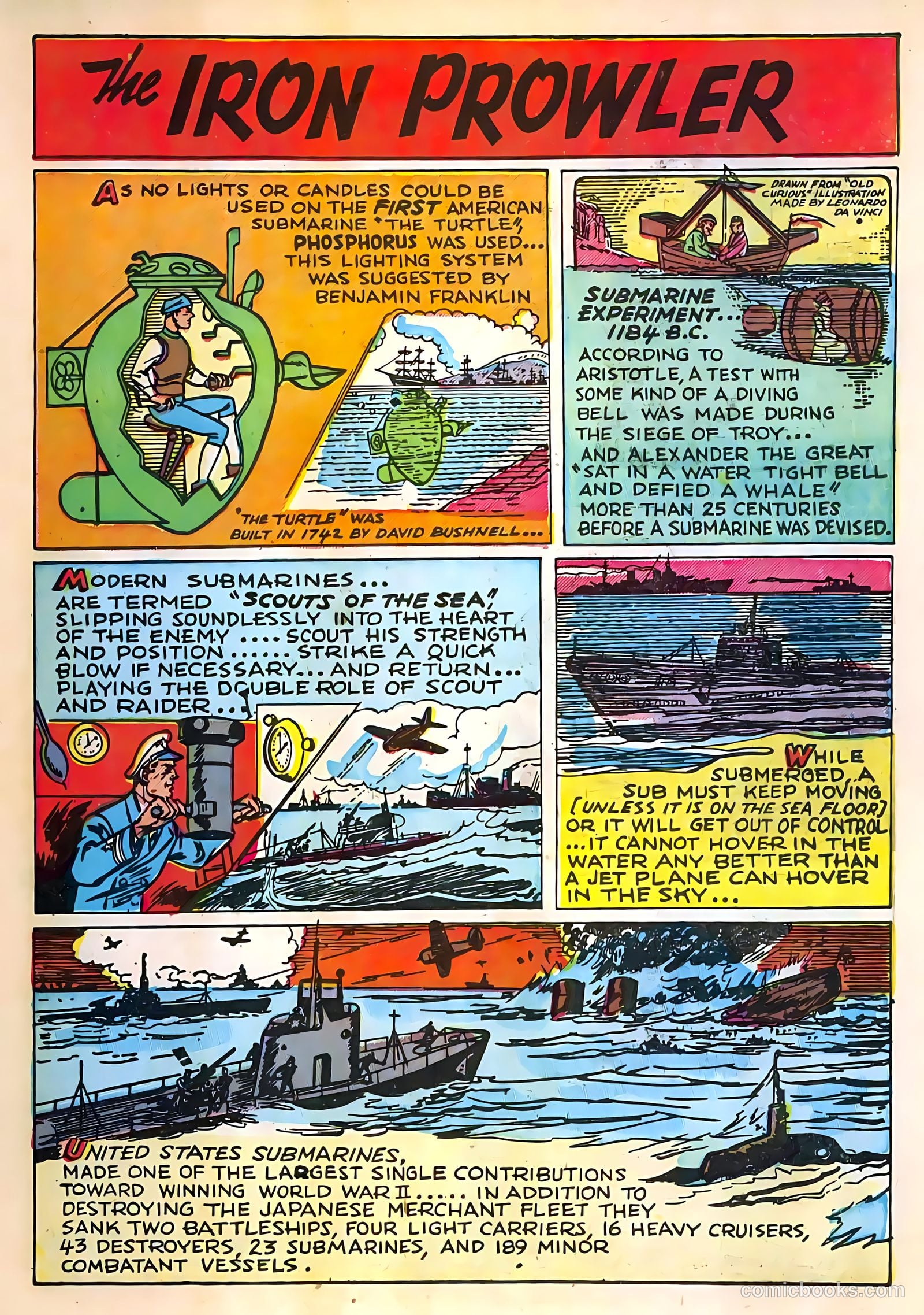 Frogman Comics #1 (1952) — page 15 of 36