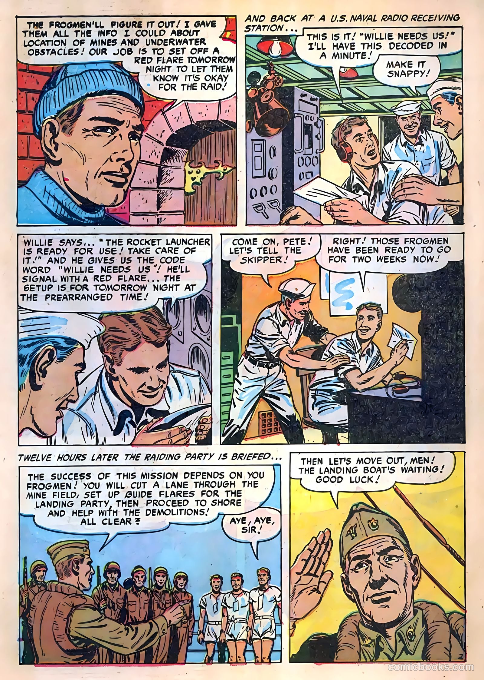 Frogman Comics #1 (1952) — page 18 of 36