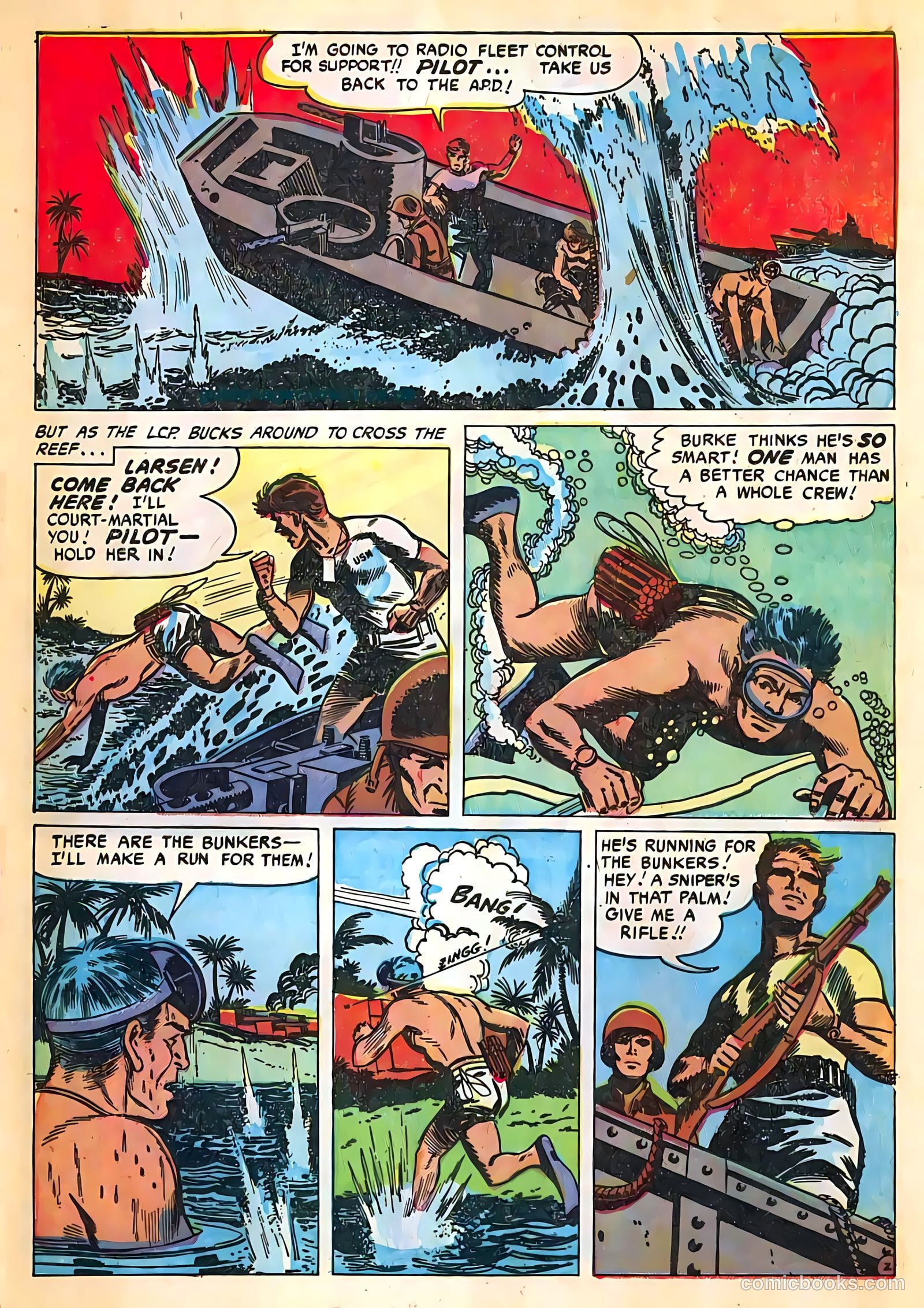 Frogman Comics #1 (1952) — page 25 of 36