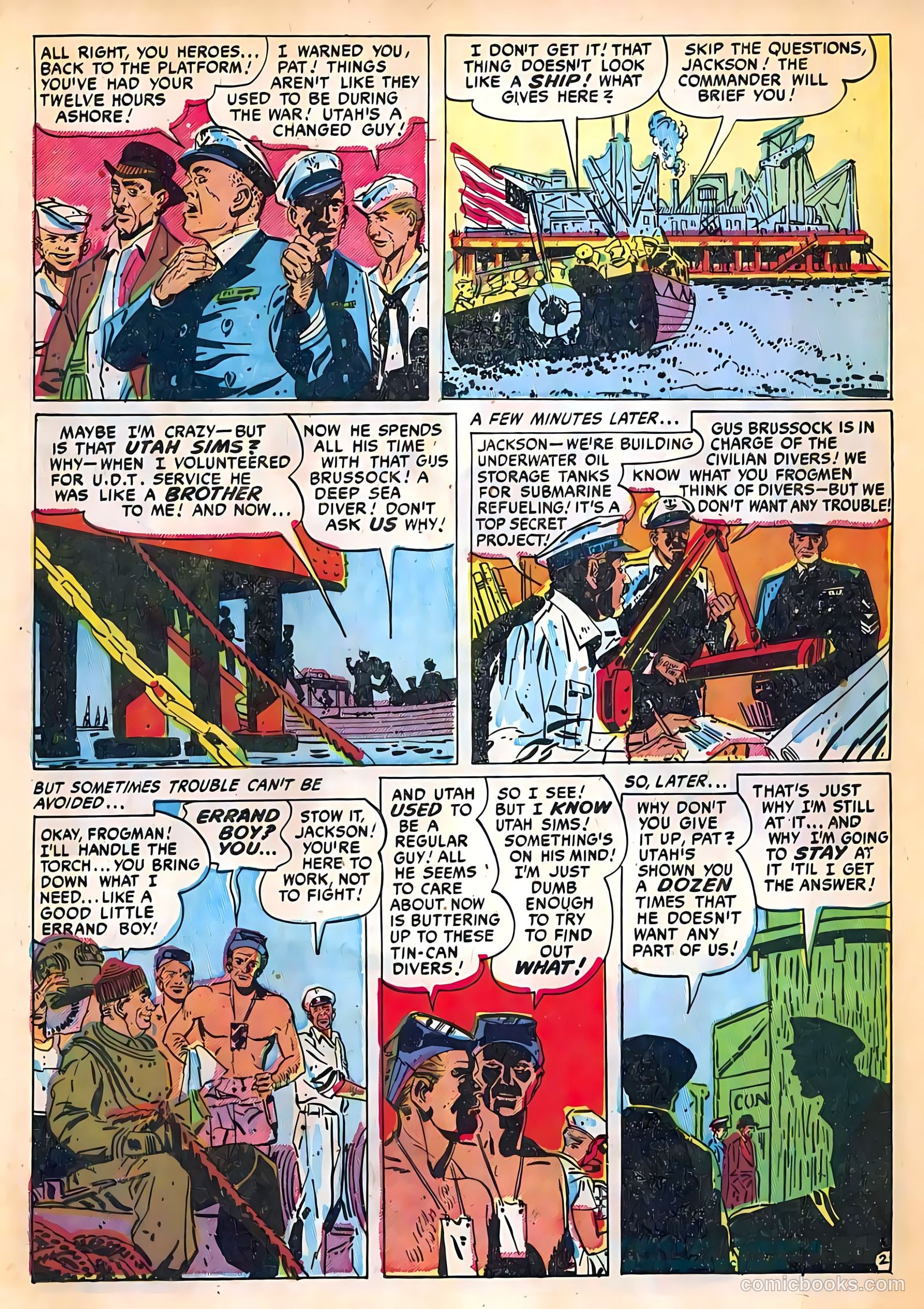 Frogman Comics #1 (1952) — page 28 of 36