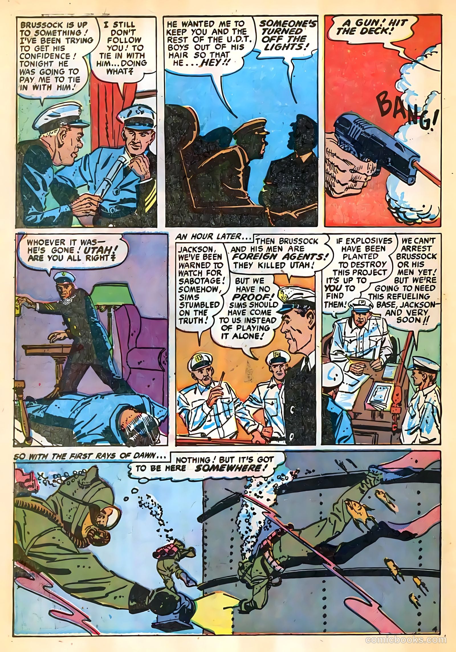 Frogman Comics #1 (1952) — page 30 of 36