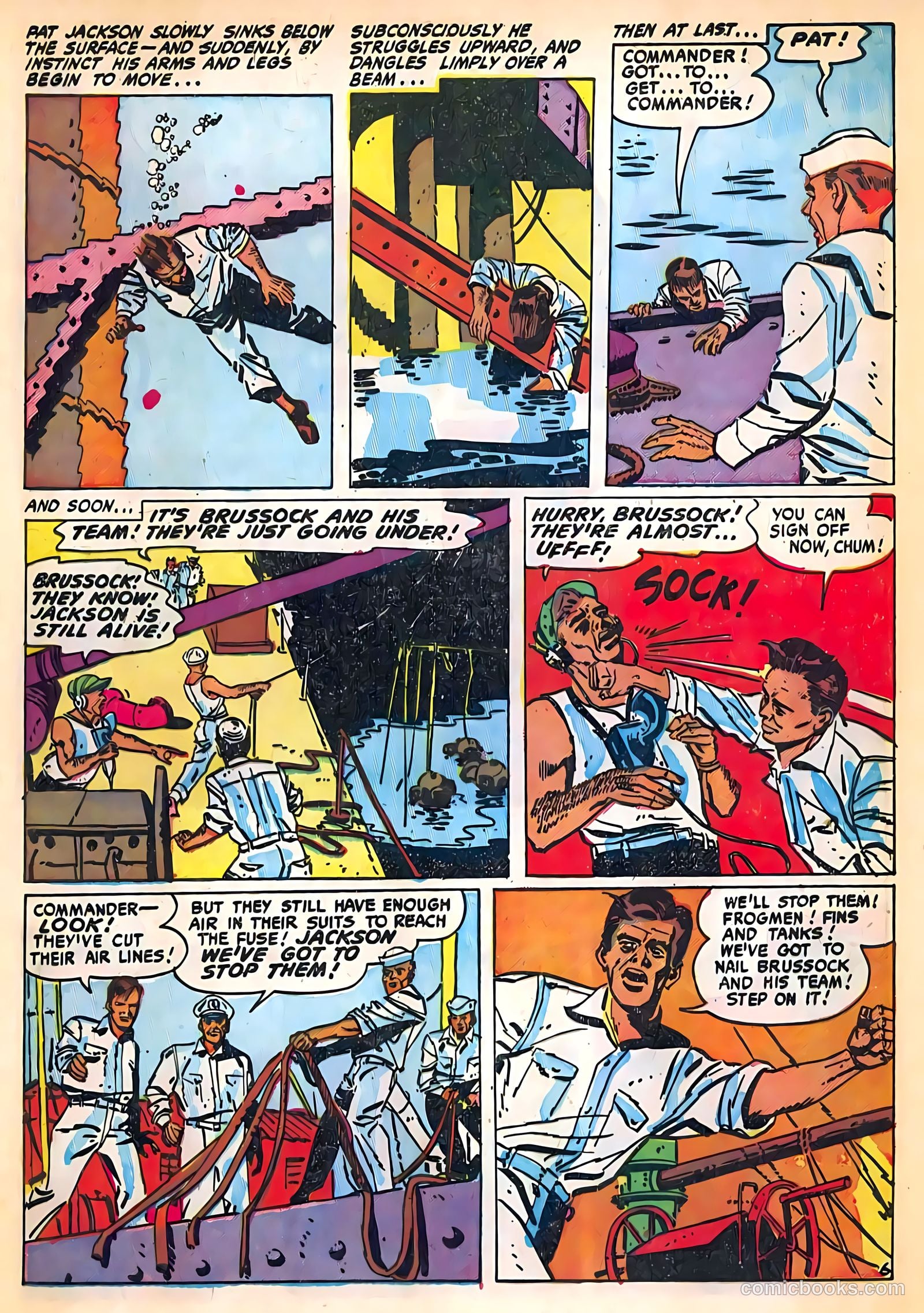 Frogman Comics #1 (1952) — page 32 of 36