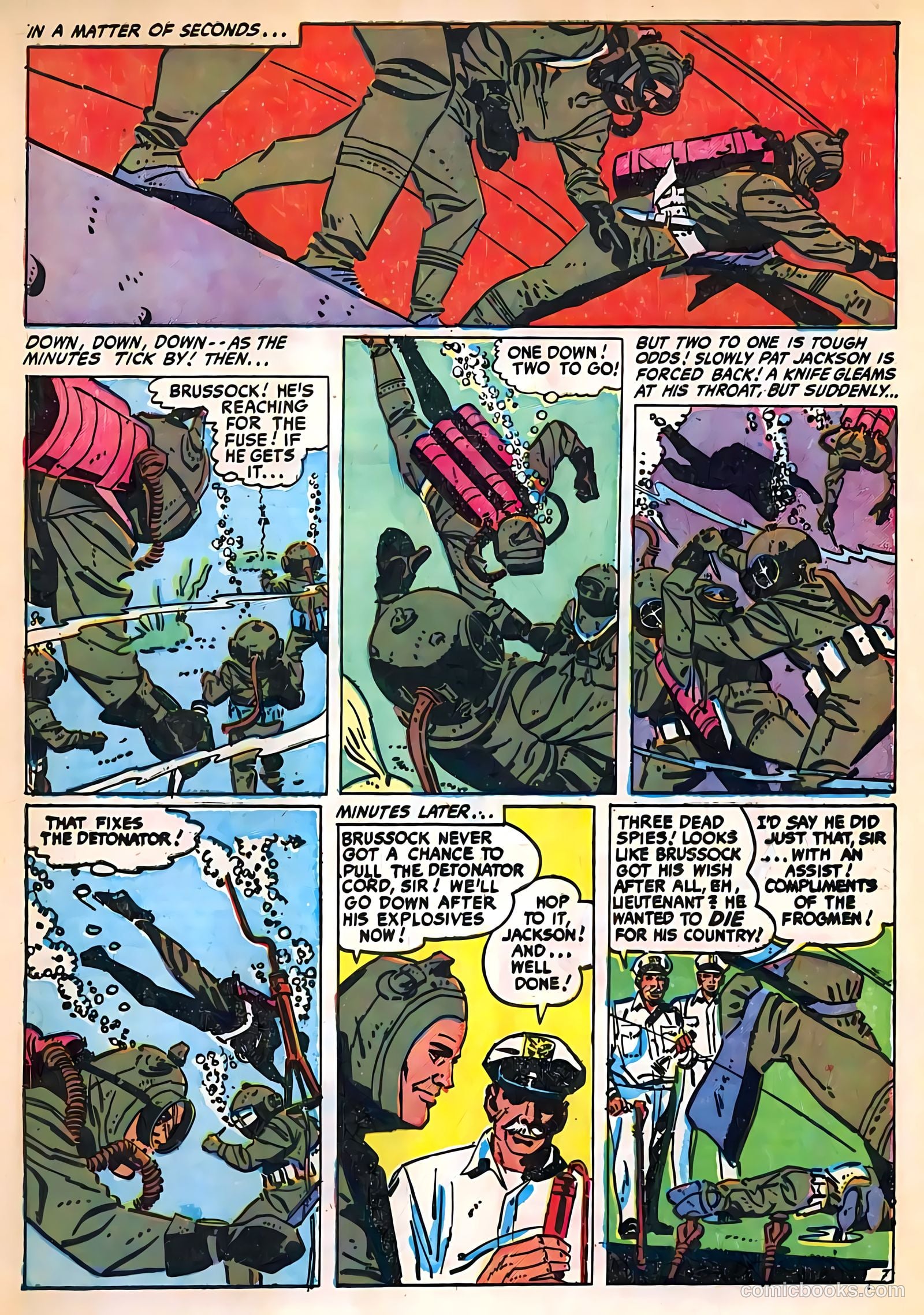 Frogman Comics #1 (1952) — page 33 of 36