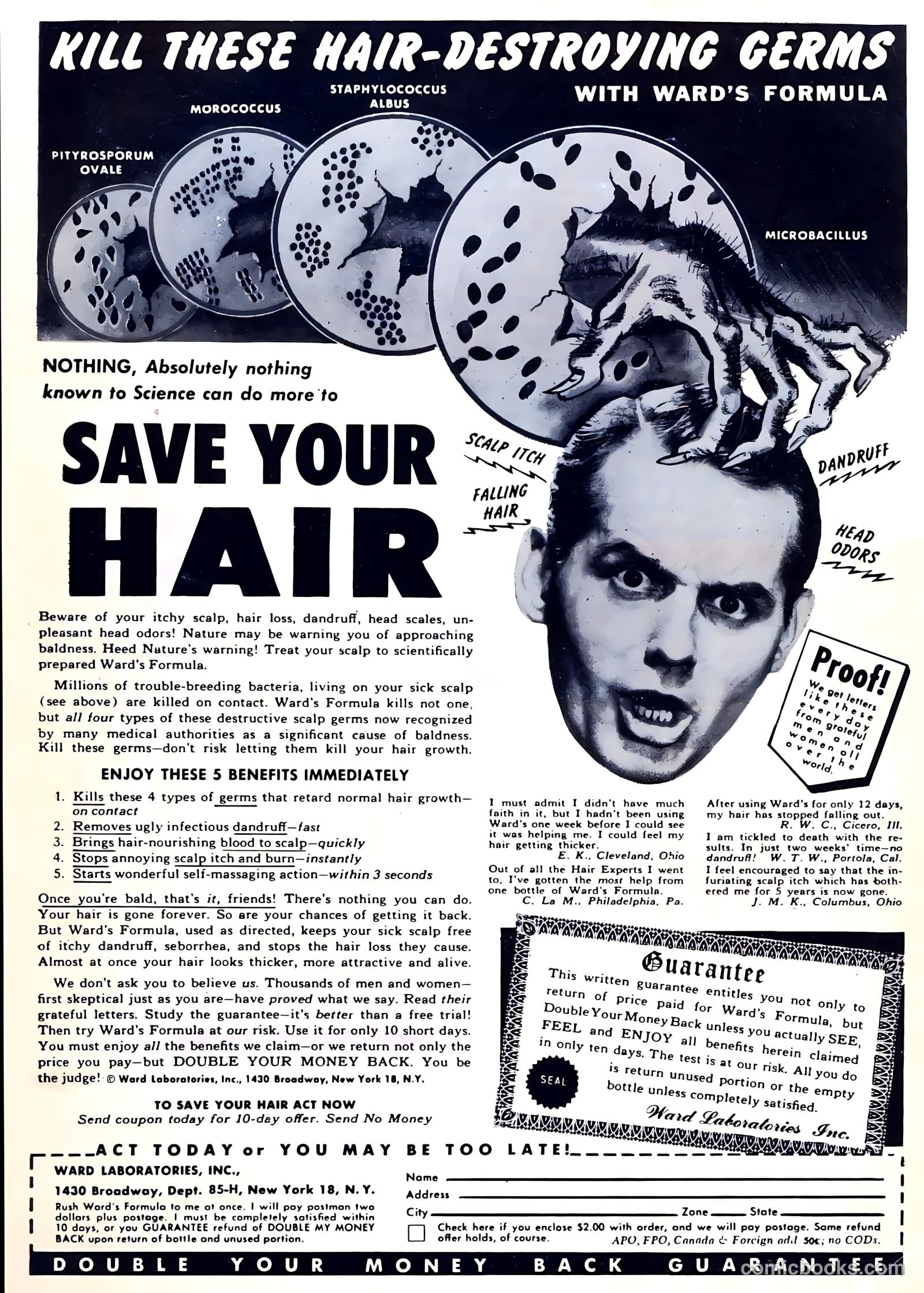 Frogman Comics #1 (1952) — page 35 of 36