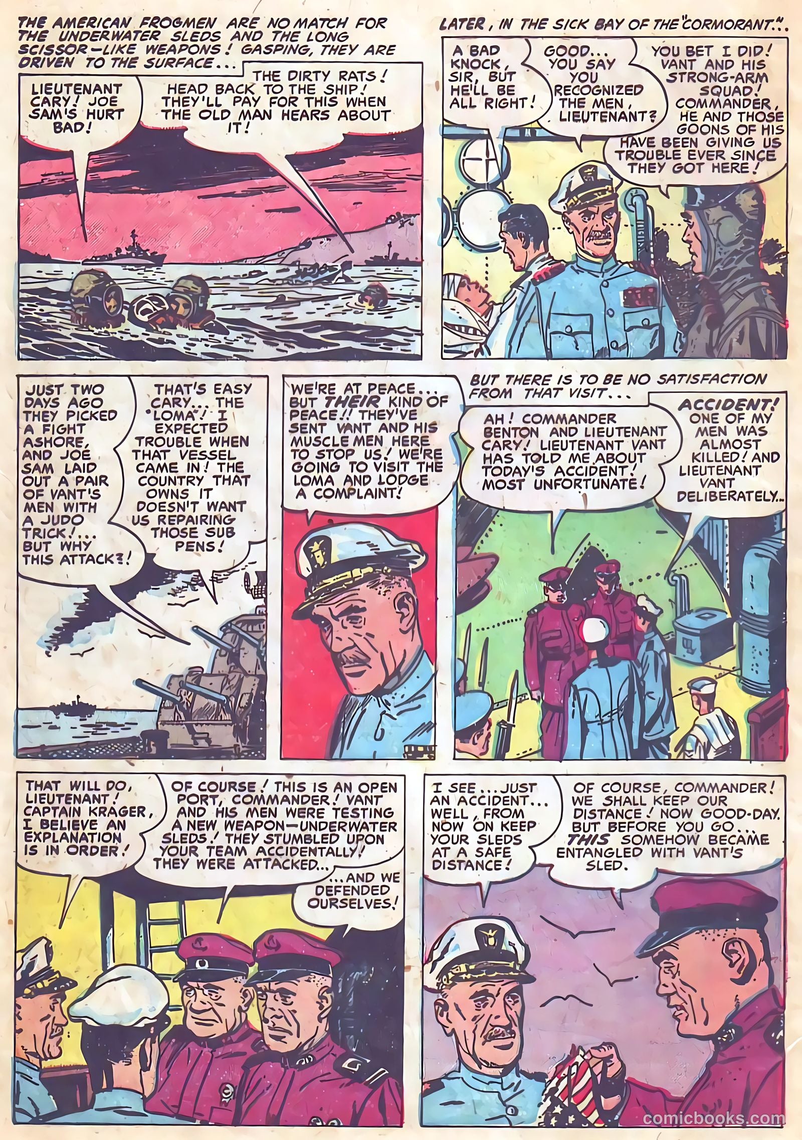Frogman Comics #10 (1953) — page 4 of 36