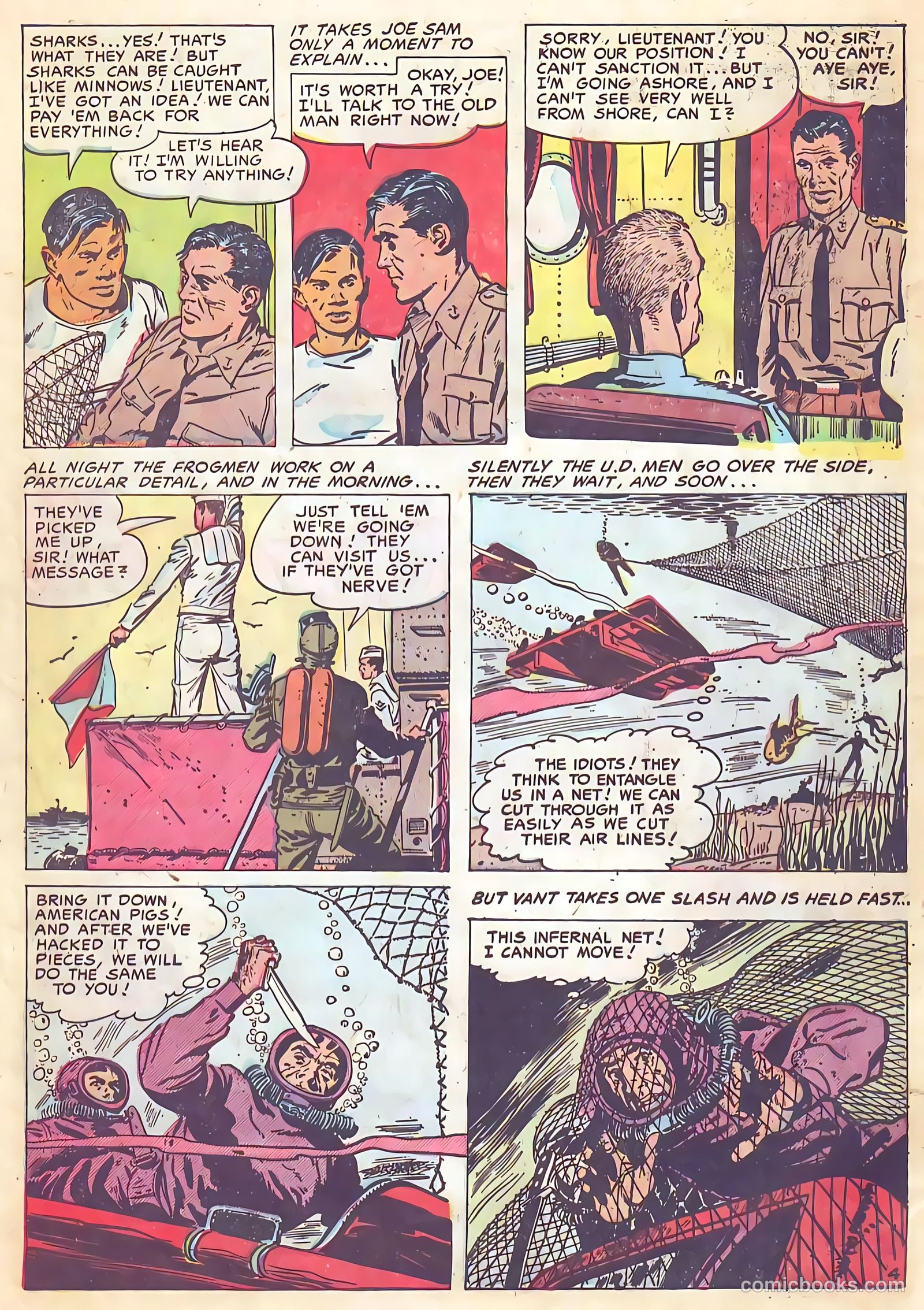 Frogman Comics #10 (1953) — page 6 of 36